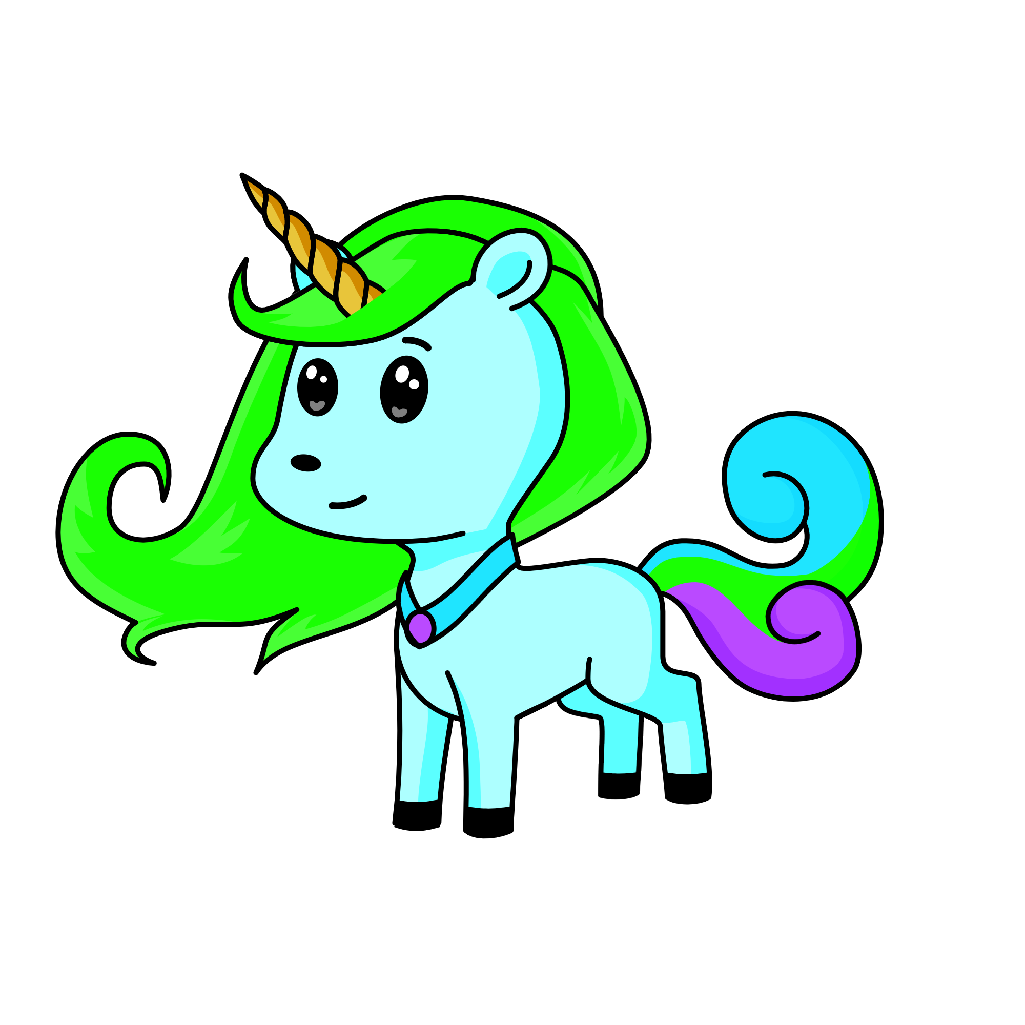 Springling, the unicorn
