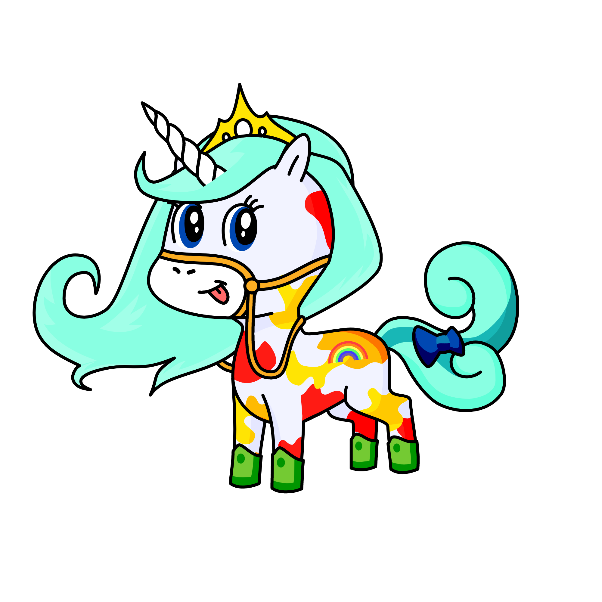 Splaters, the unicorn