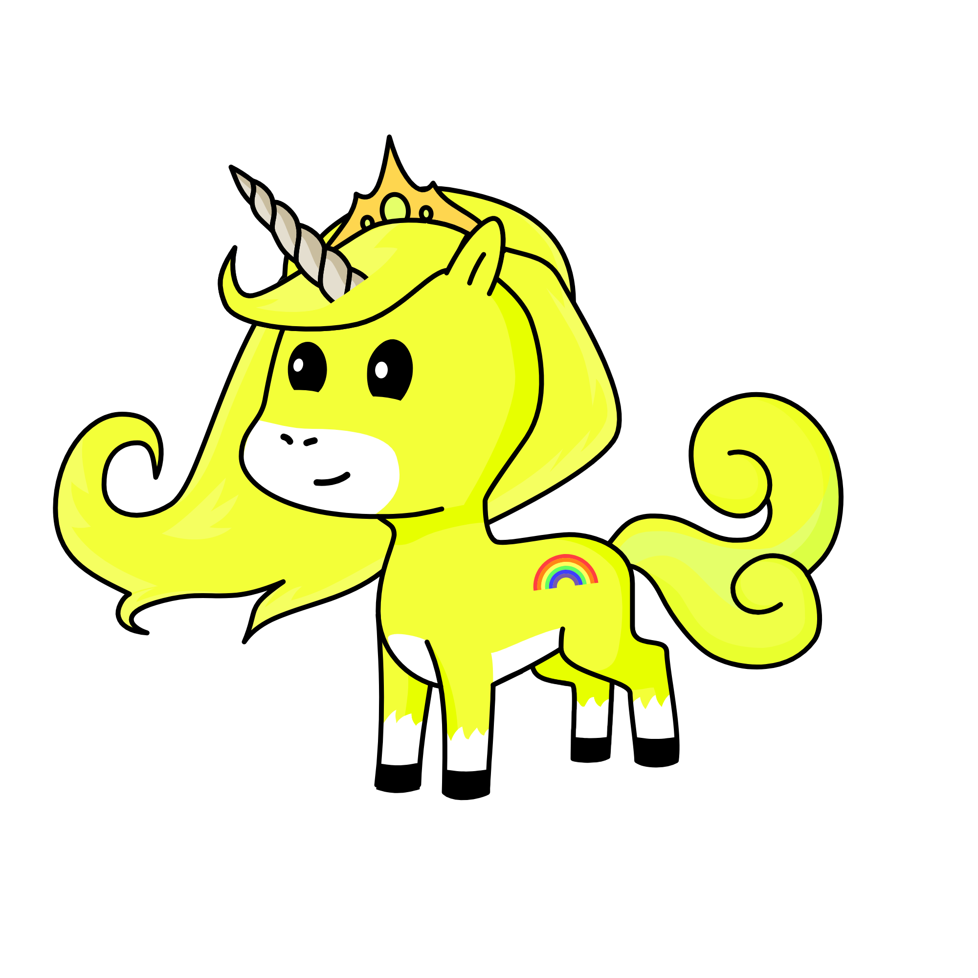 Queen Dream's Daughter, the unicorn