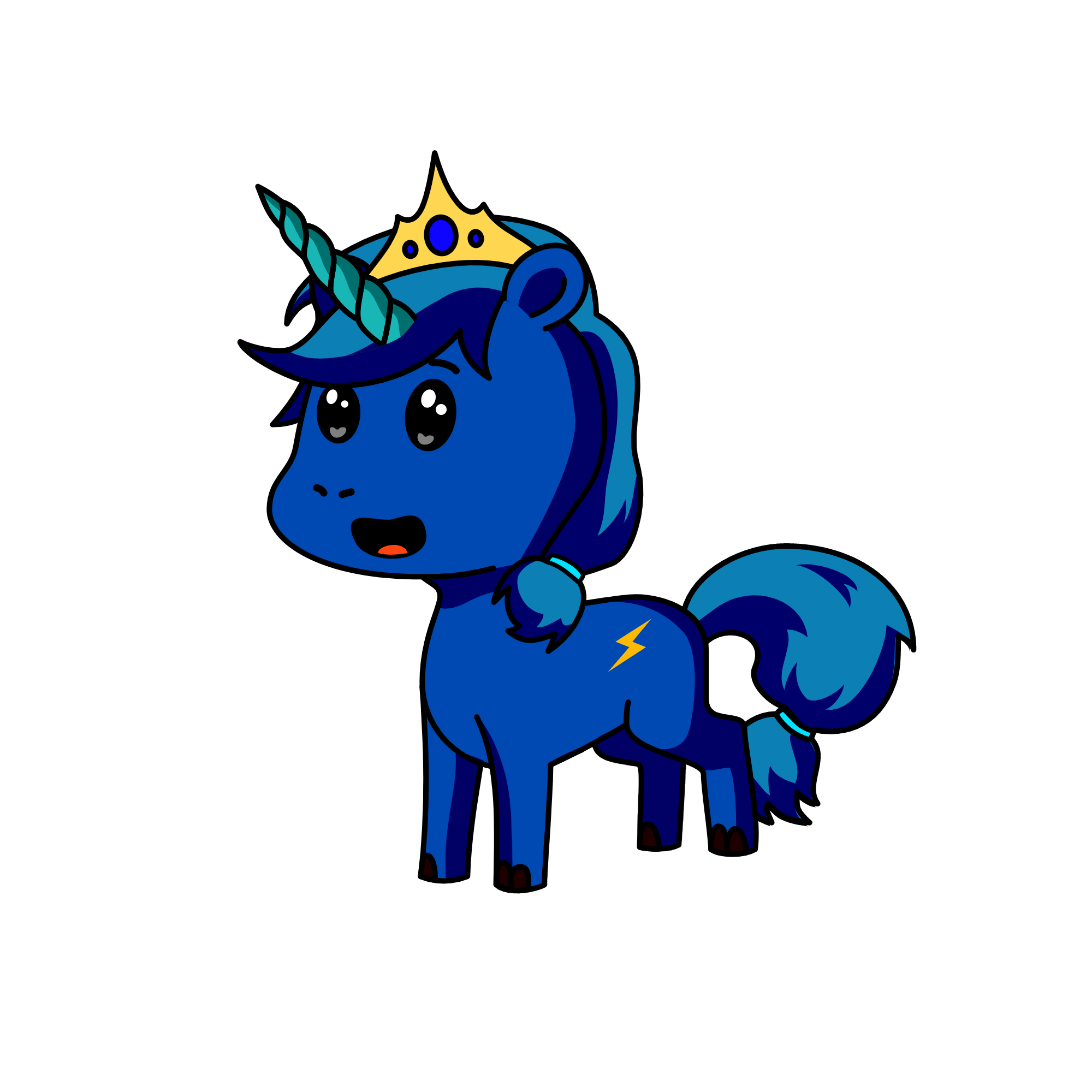 winter, the unicorn