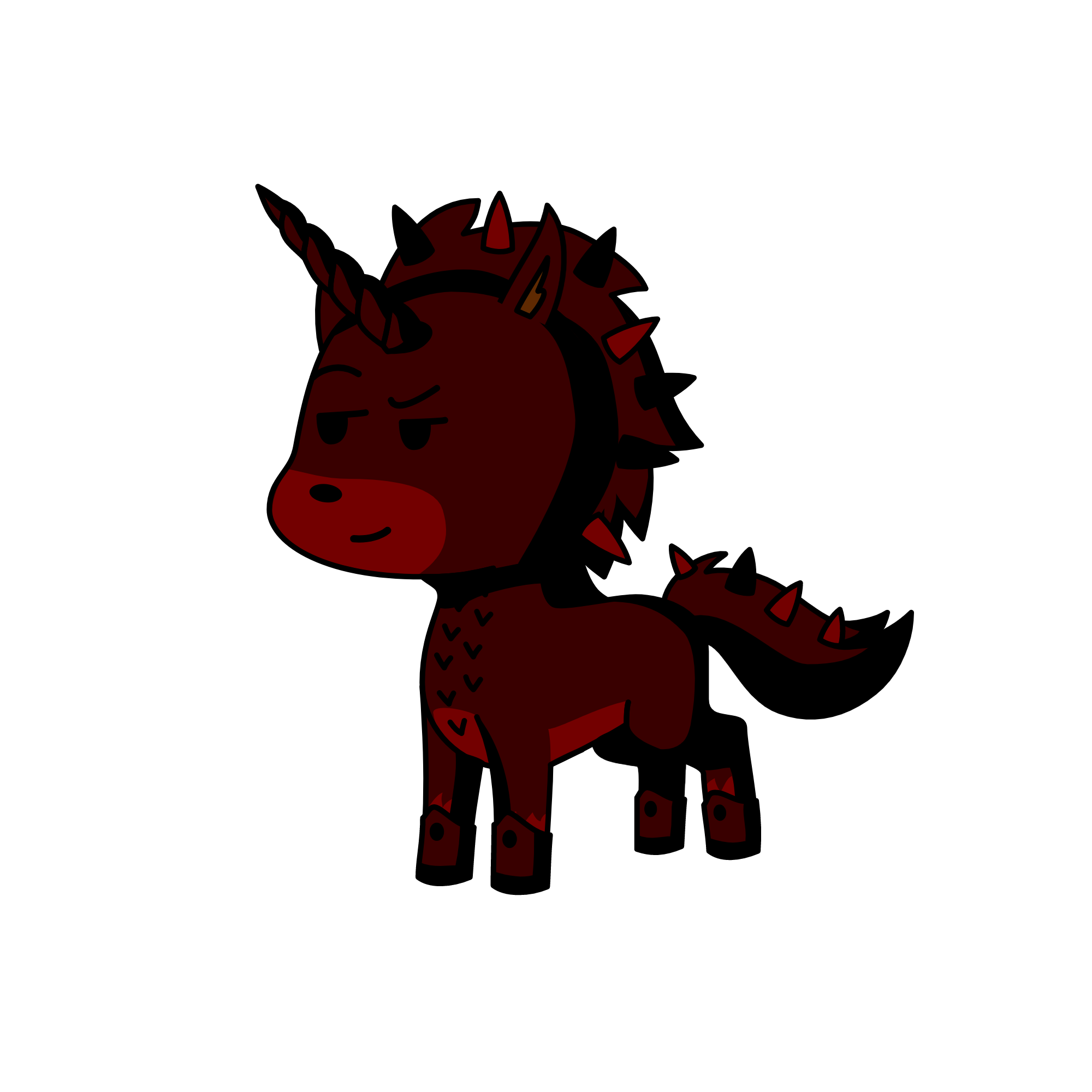 Queen Nightmare's son, the unicorn