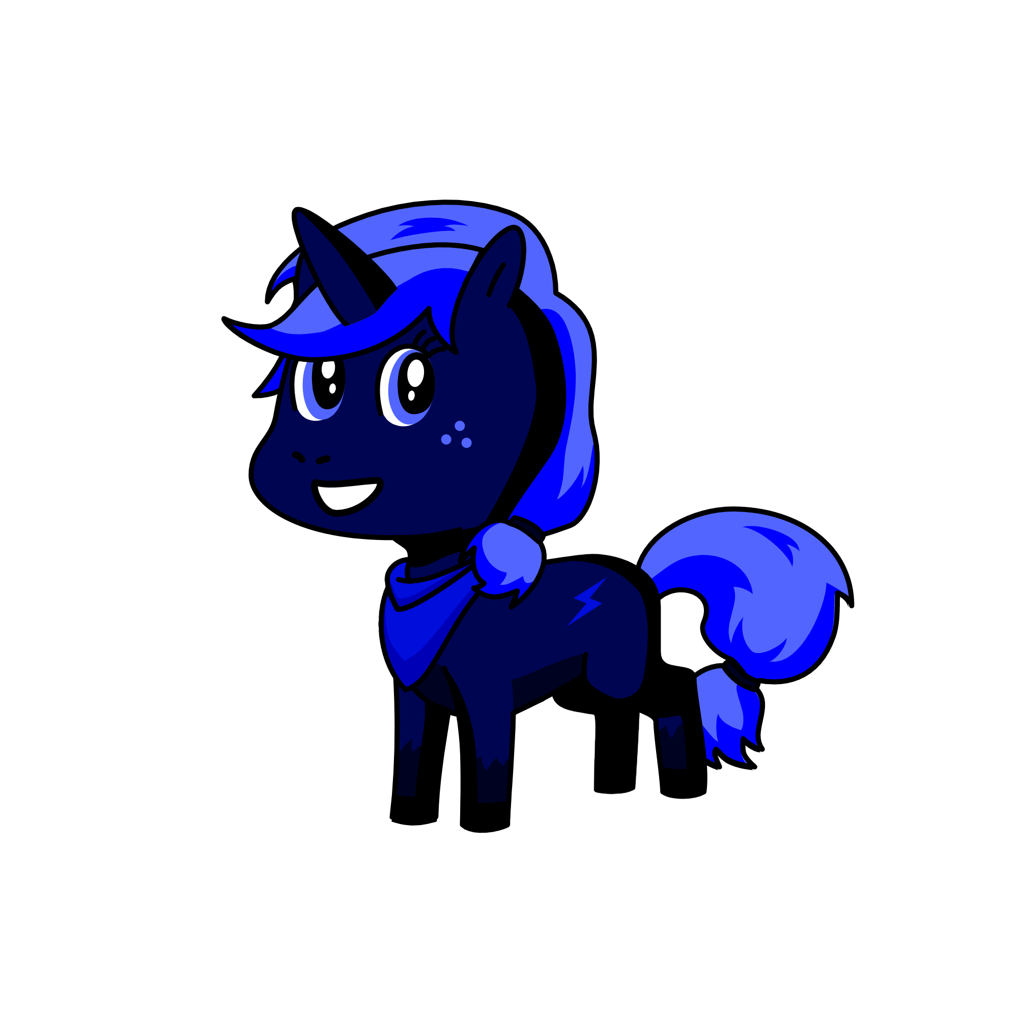Navy, the unicorn