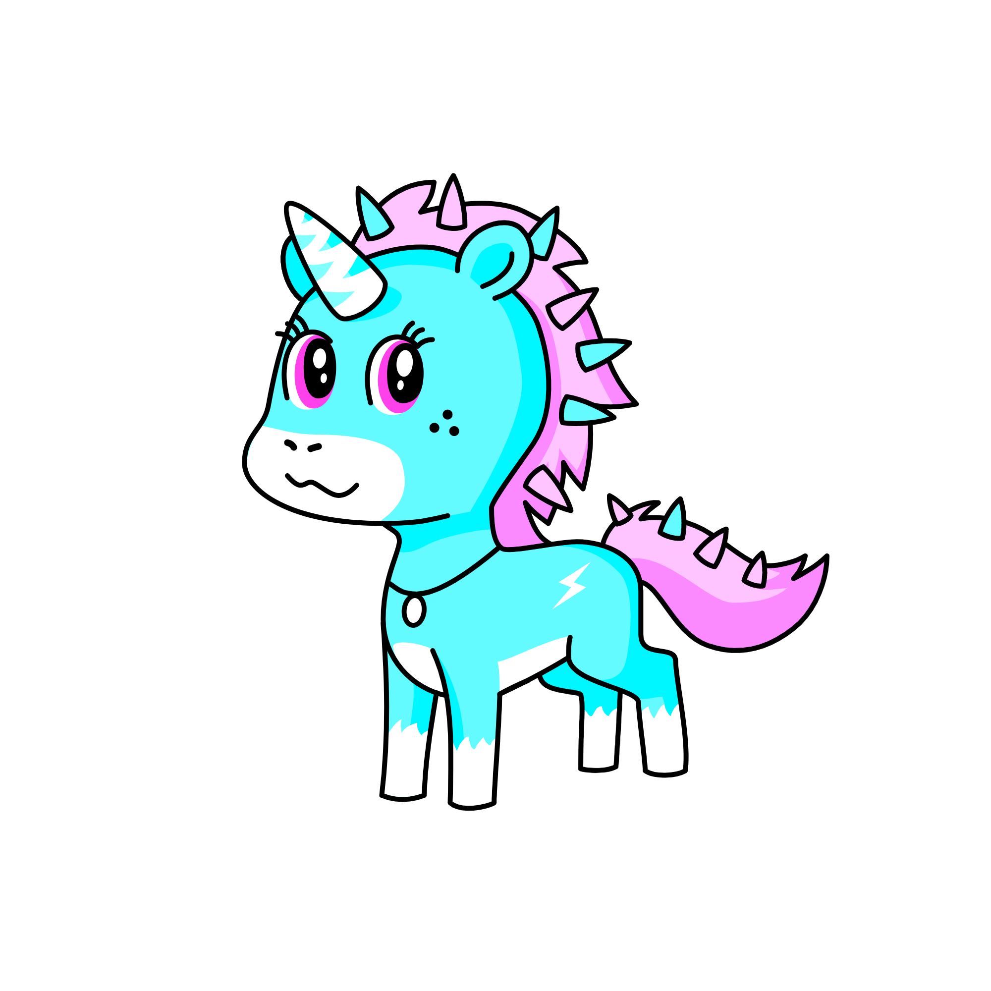 Sun, the unicorn