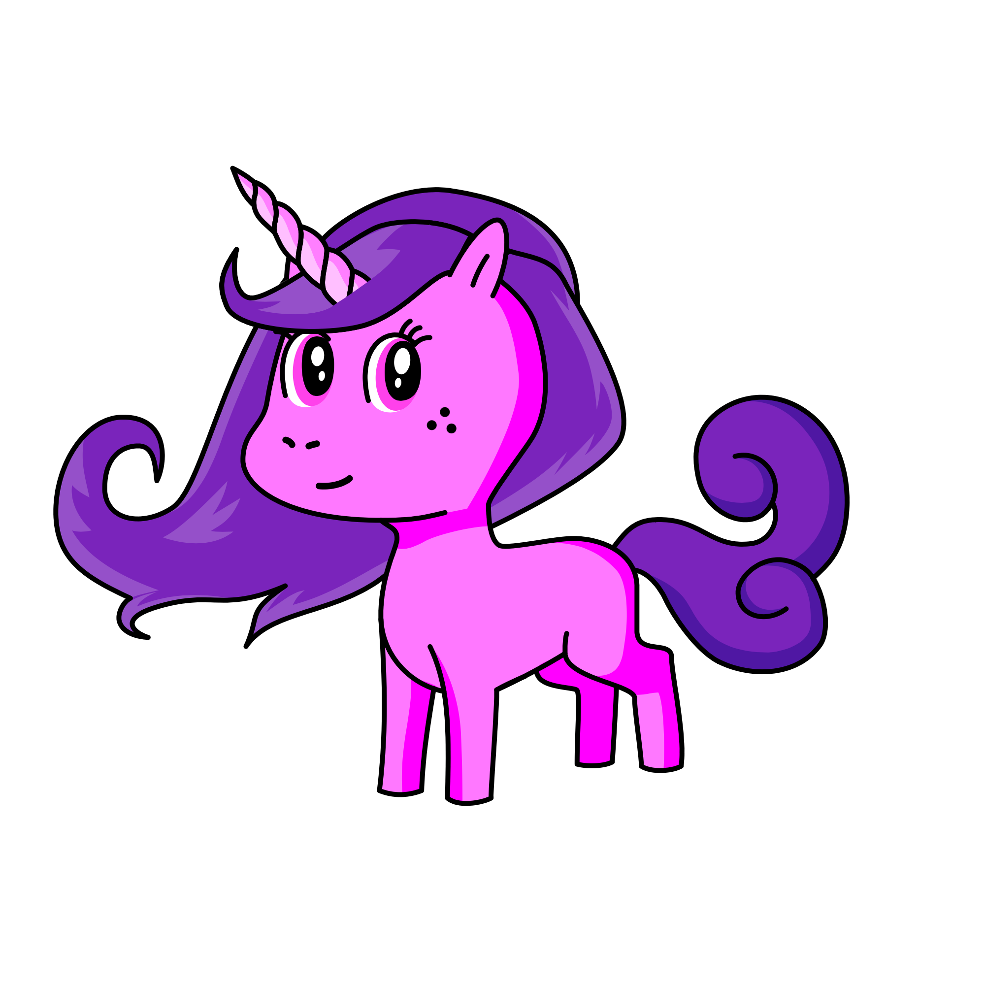 Audrey the Unicorn, the unicorn