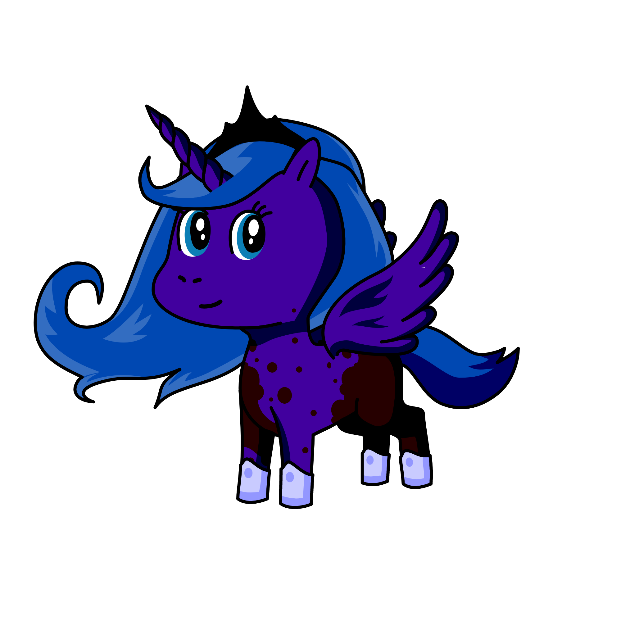 Princess Luna, the unicorn
