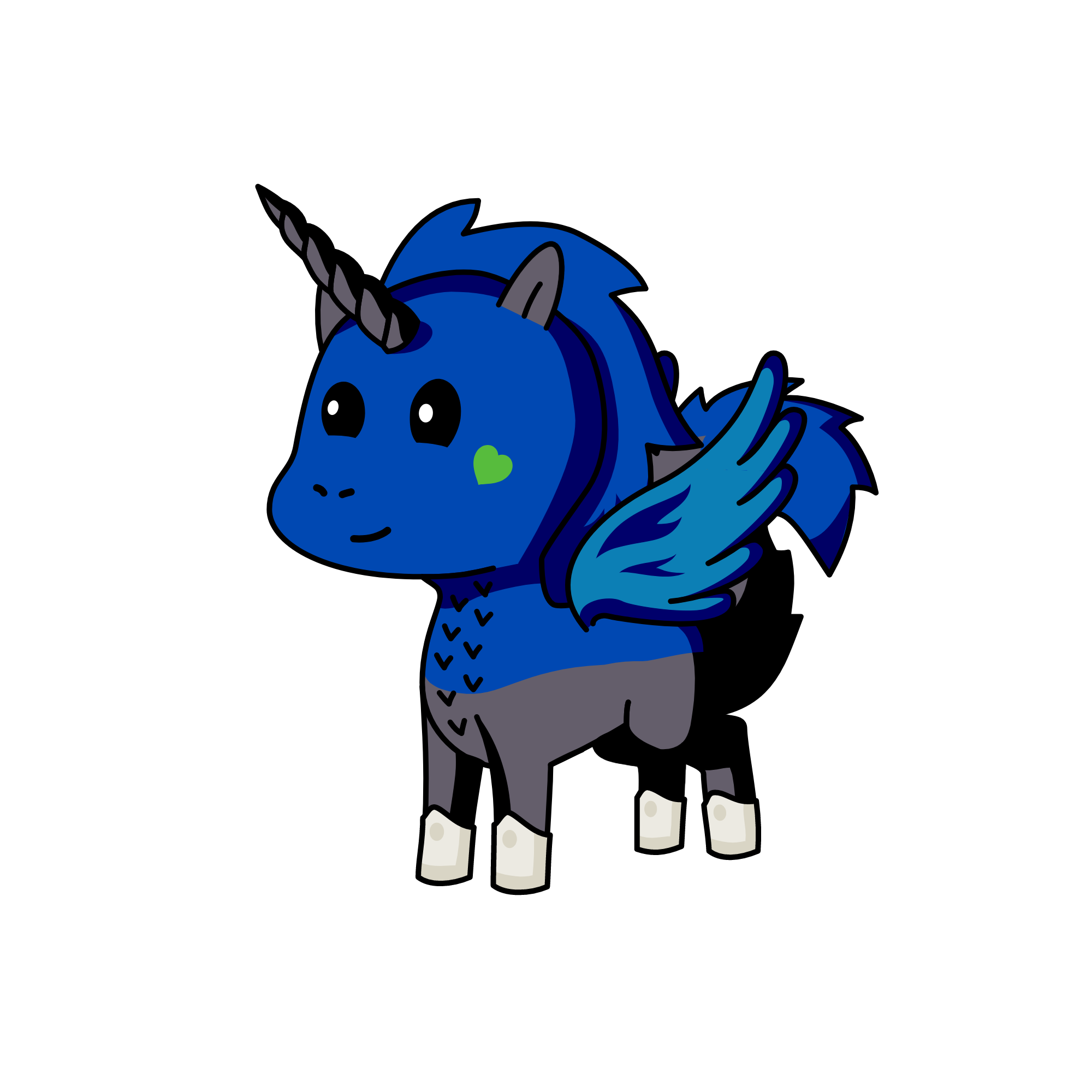 spark girl, the unicorn