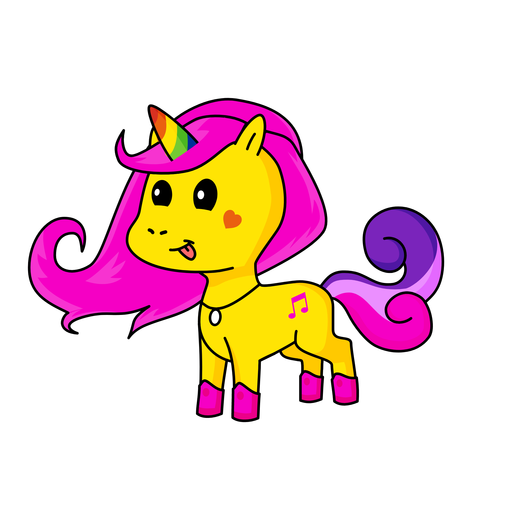 Luna, the unicorn