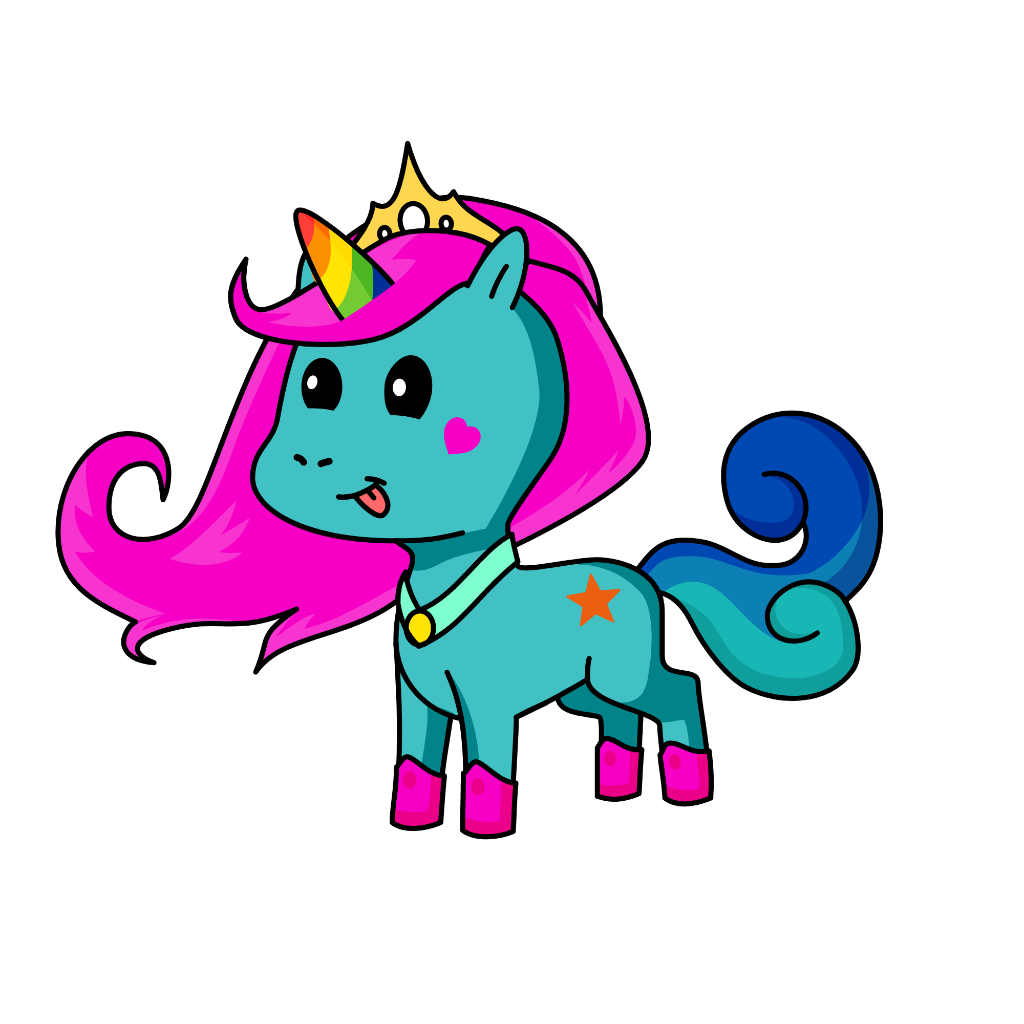 princess heart, the unicorn