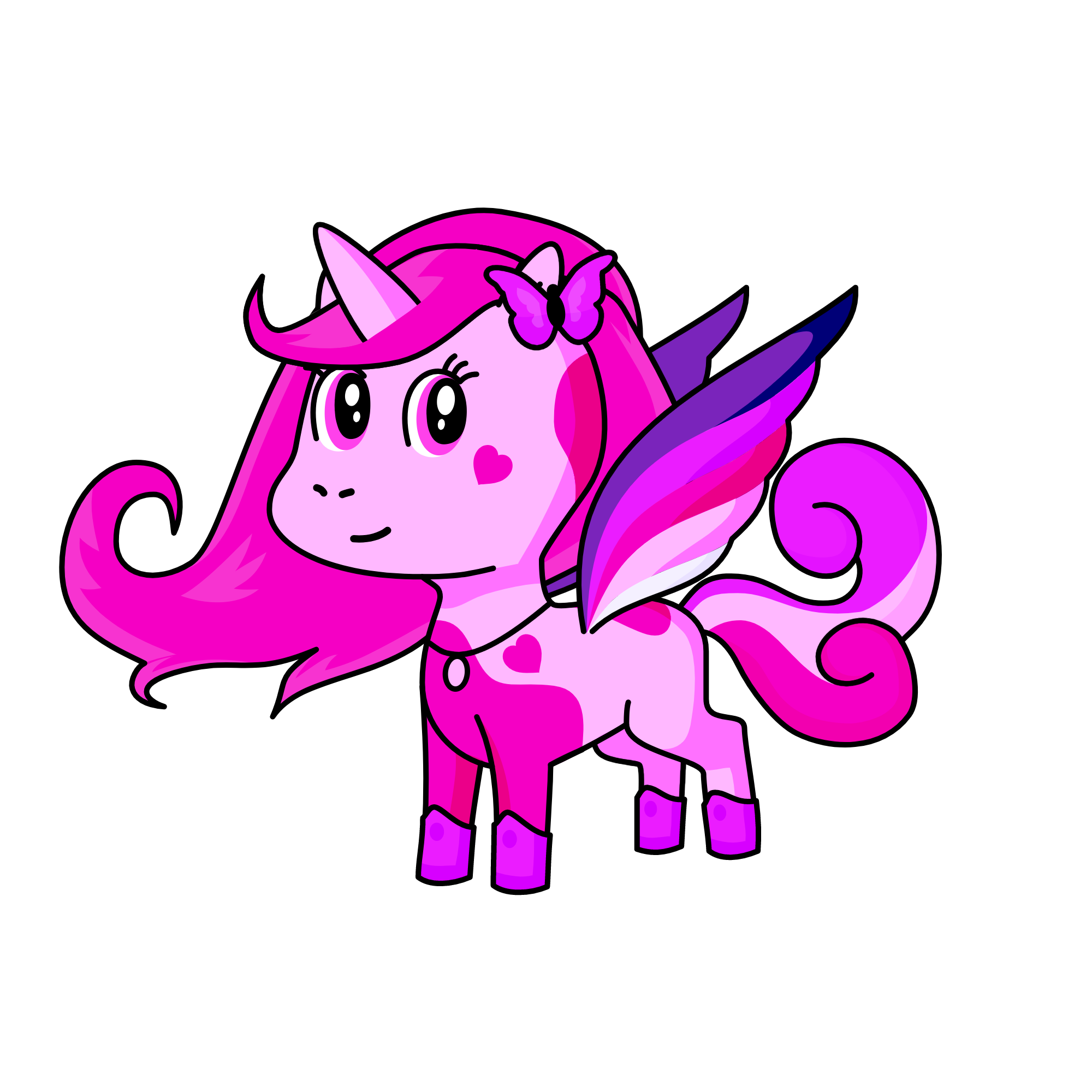 pinky, the unicorn