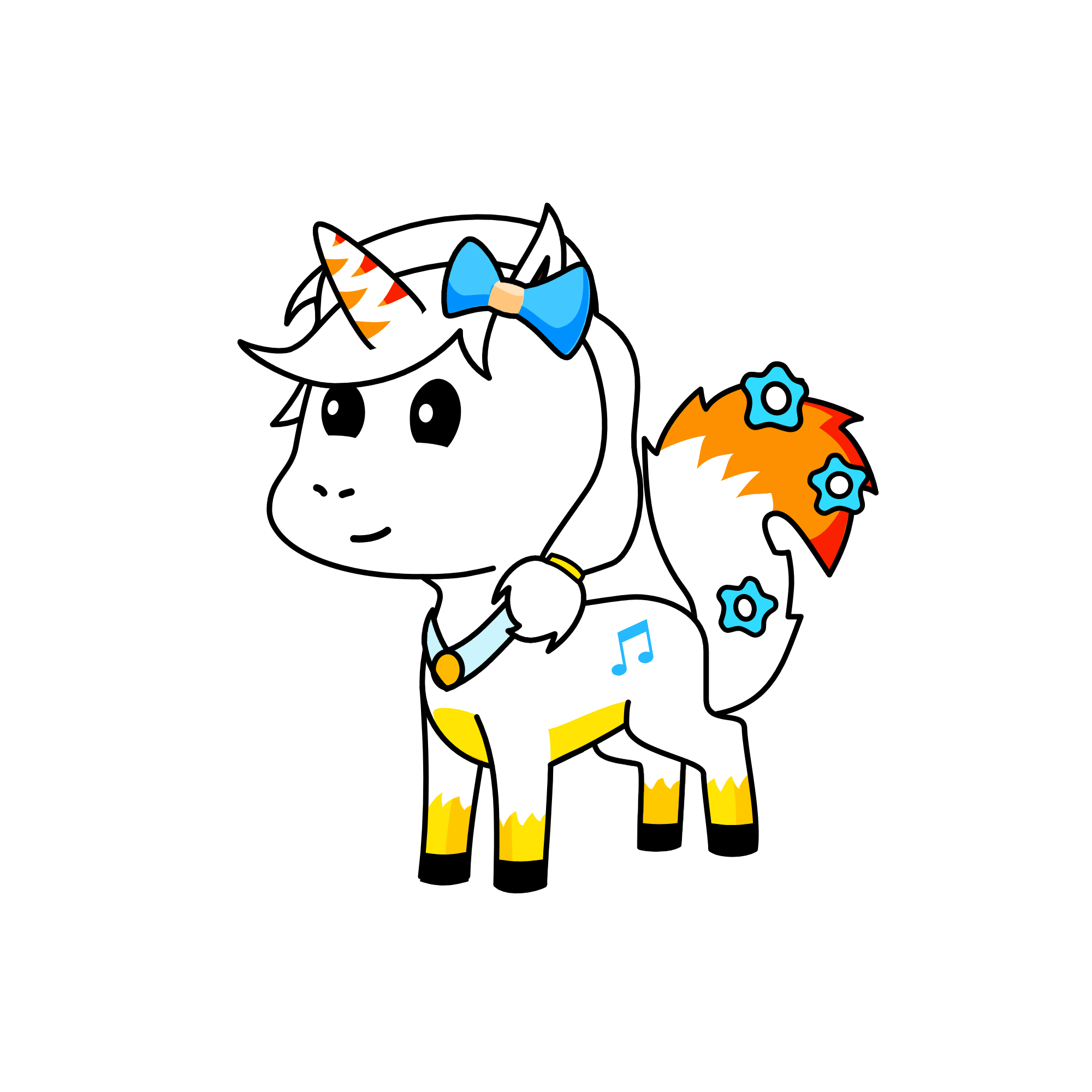Fizz, the unicorn