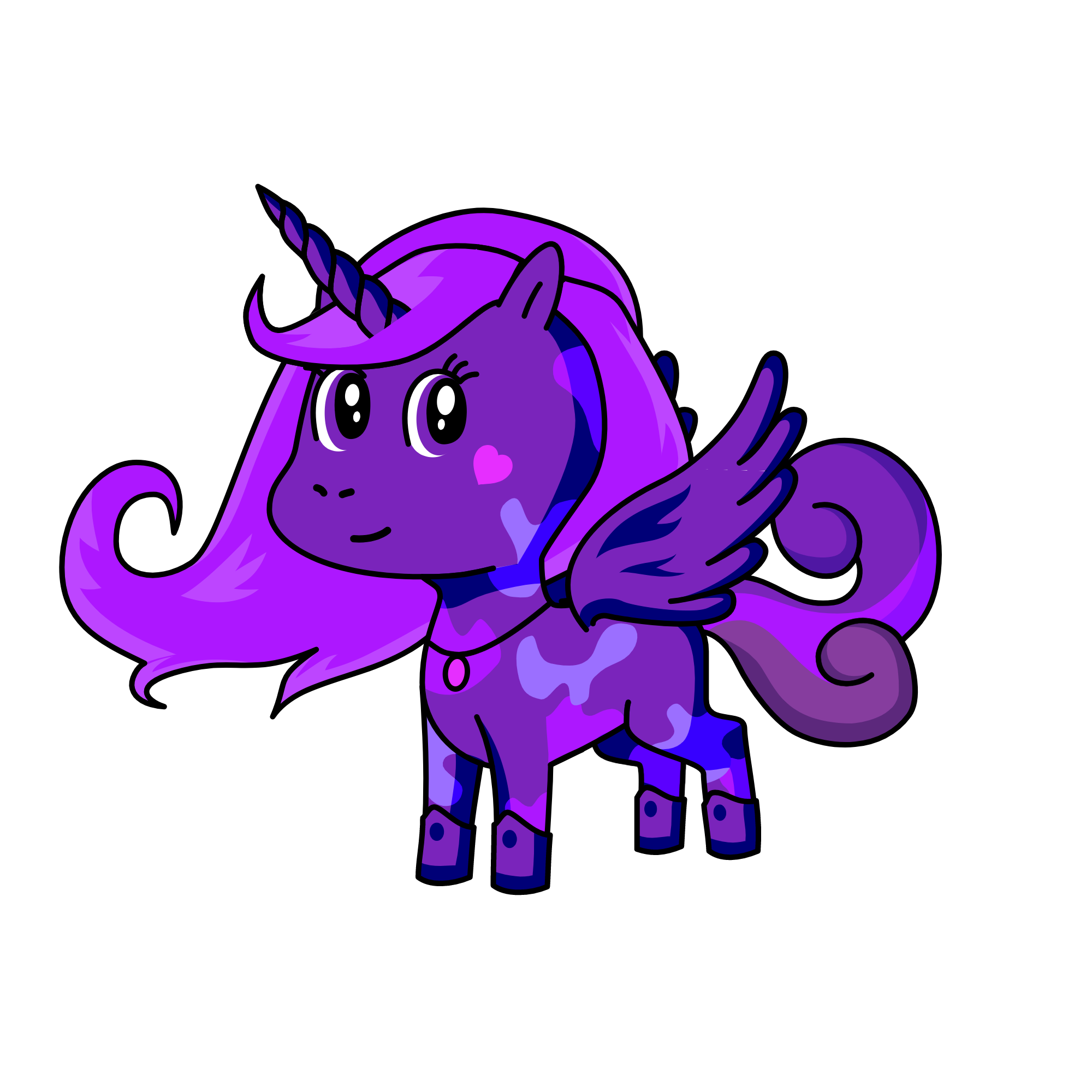 winter, the unicorn