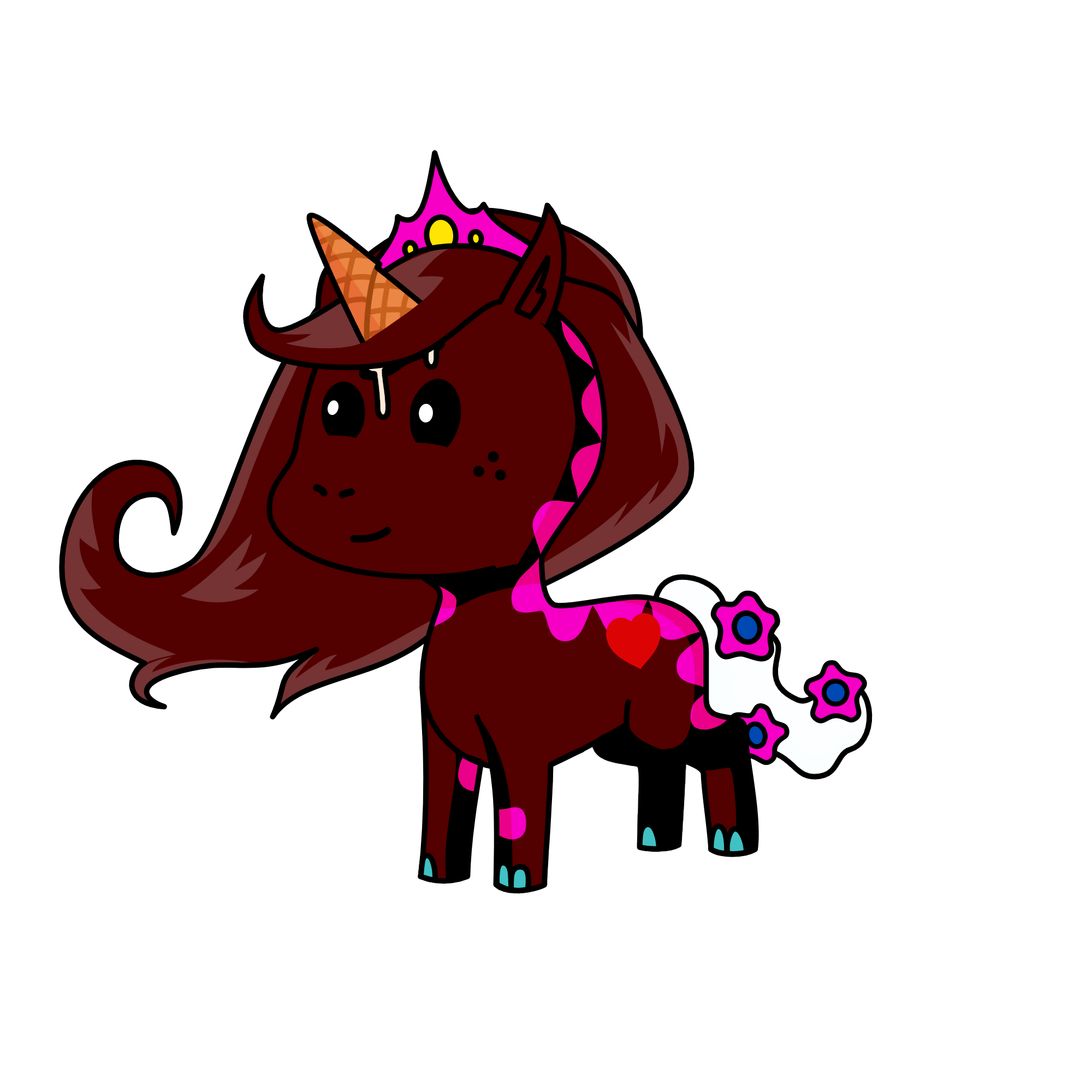 ice cream Queen, the unicorn