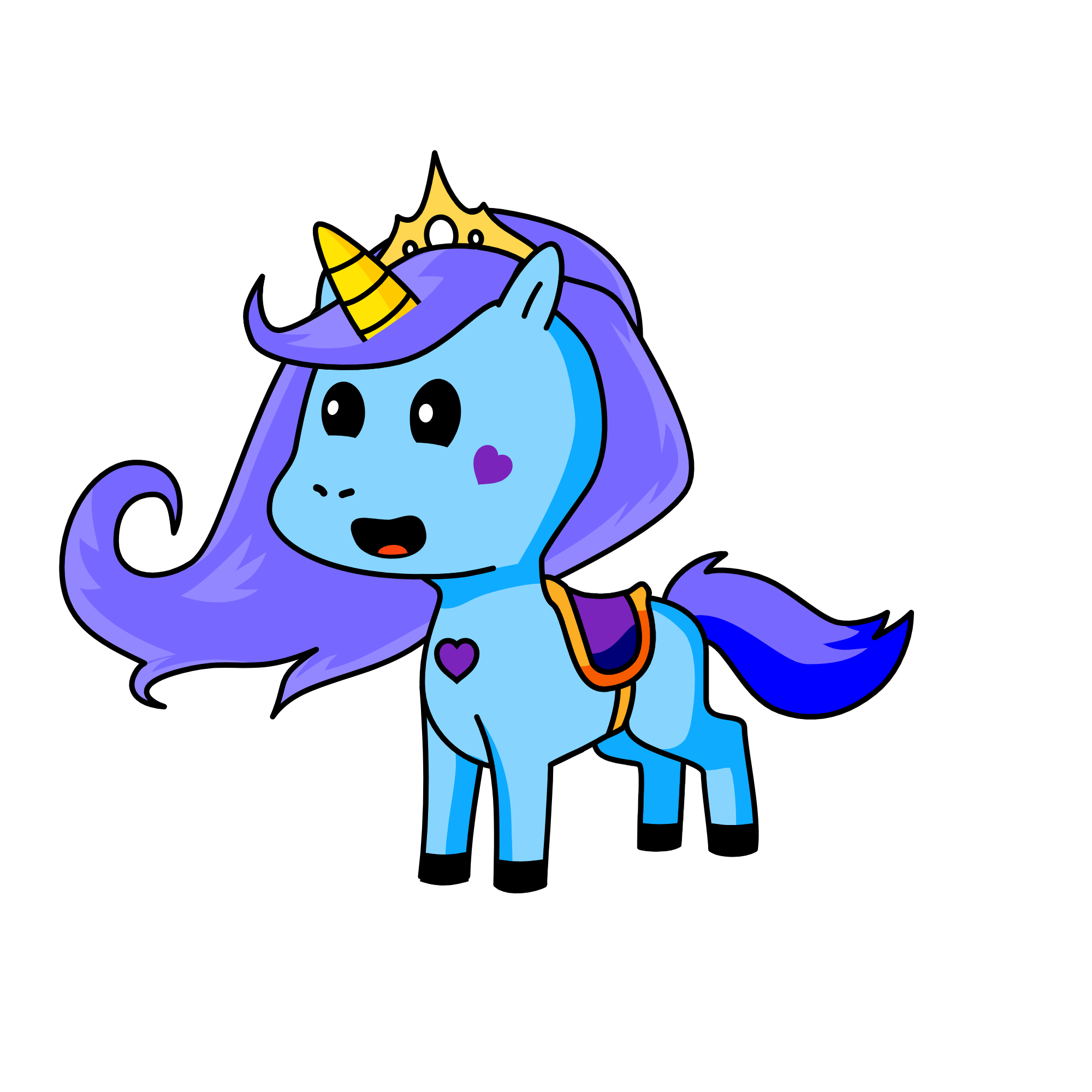Icy, the unicorn