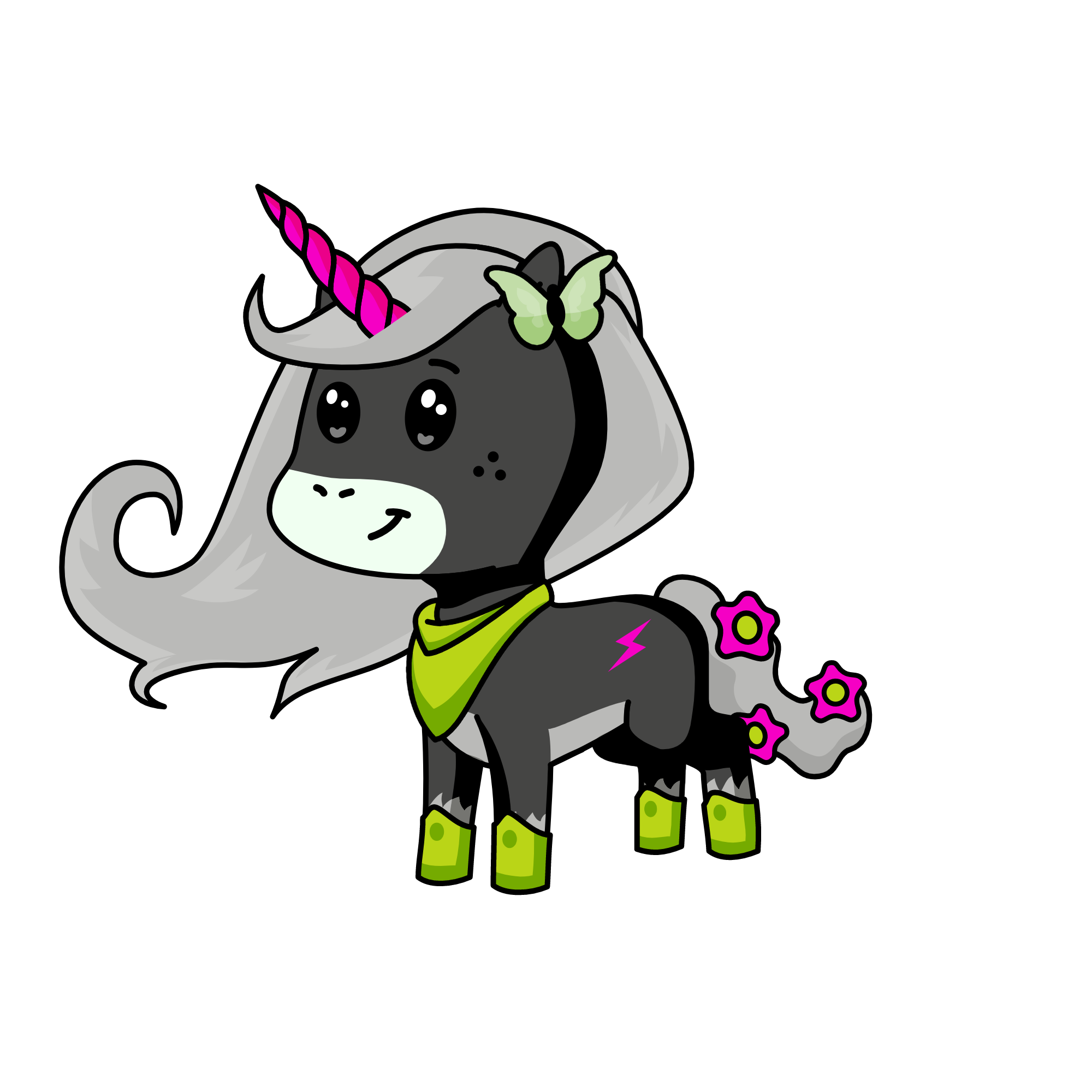 Girly, the unicorn