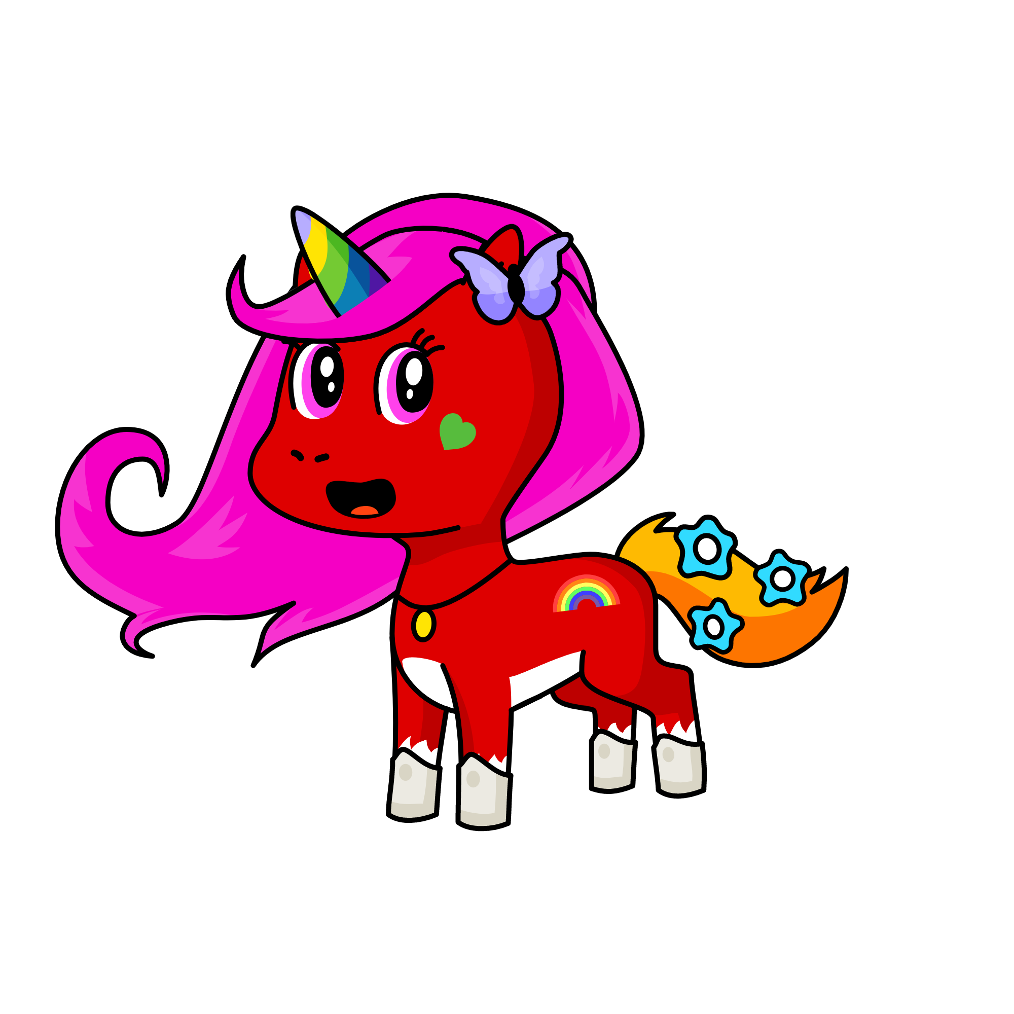 rainbow, the unicorn