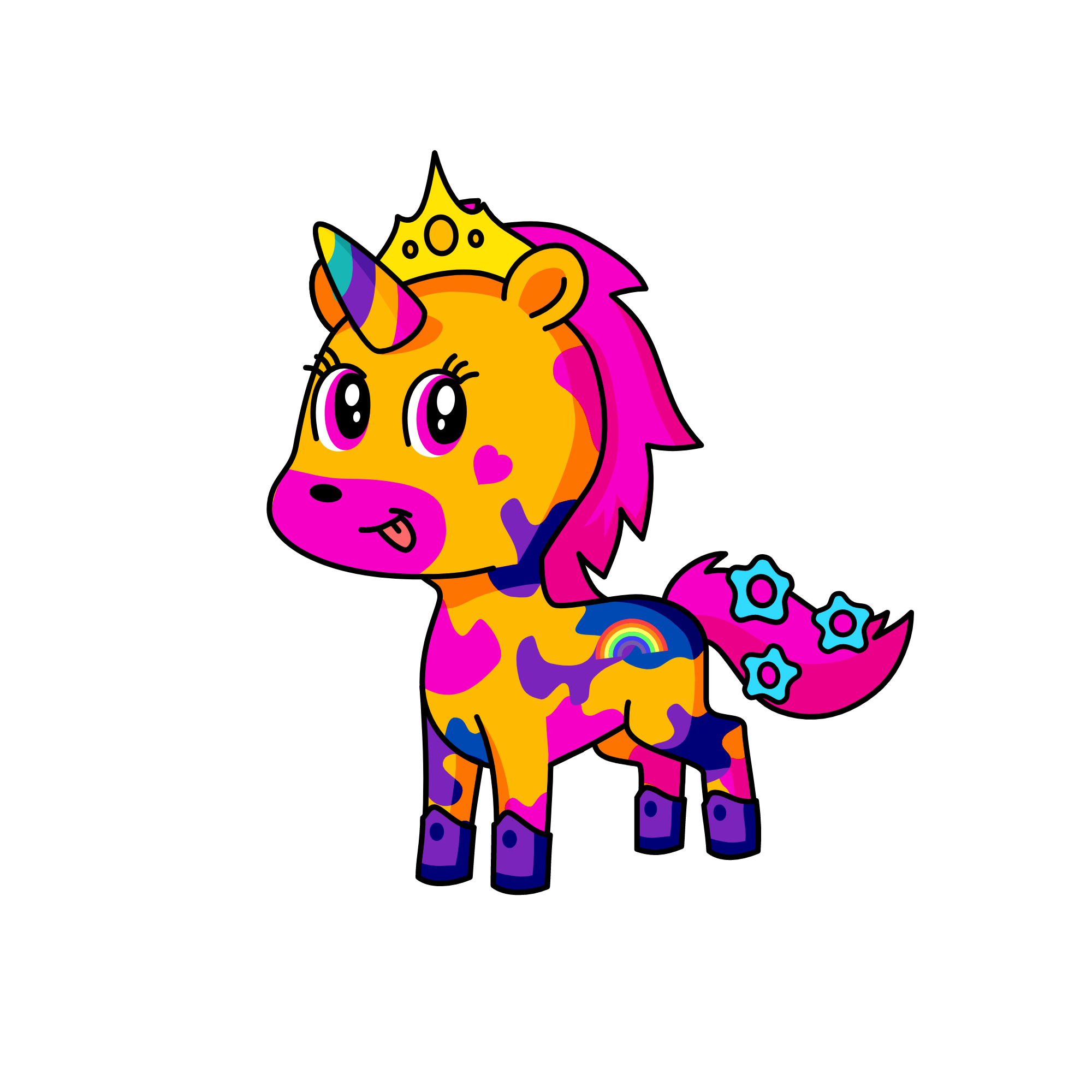 Queen, the unicorn