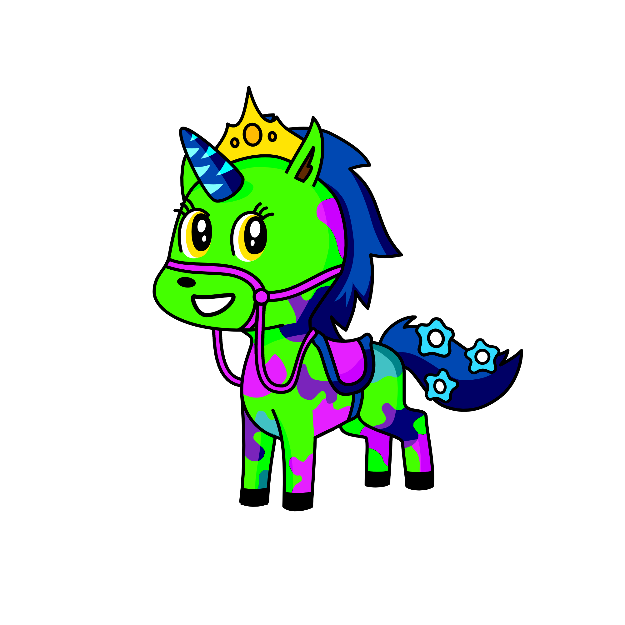 feisty , the unicorn