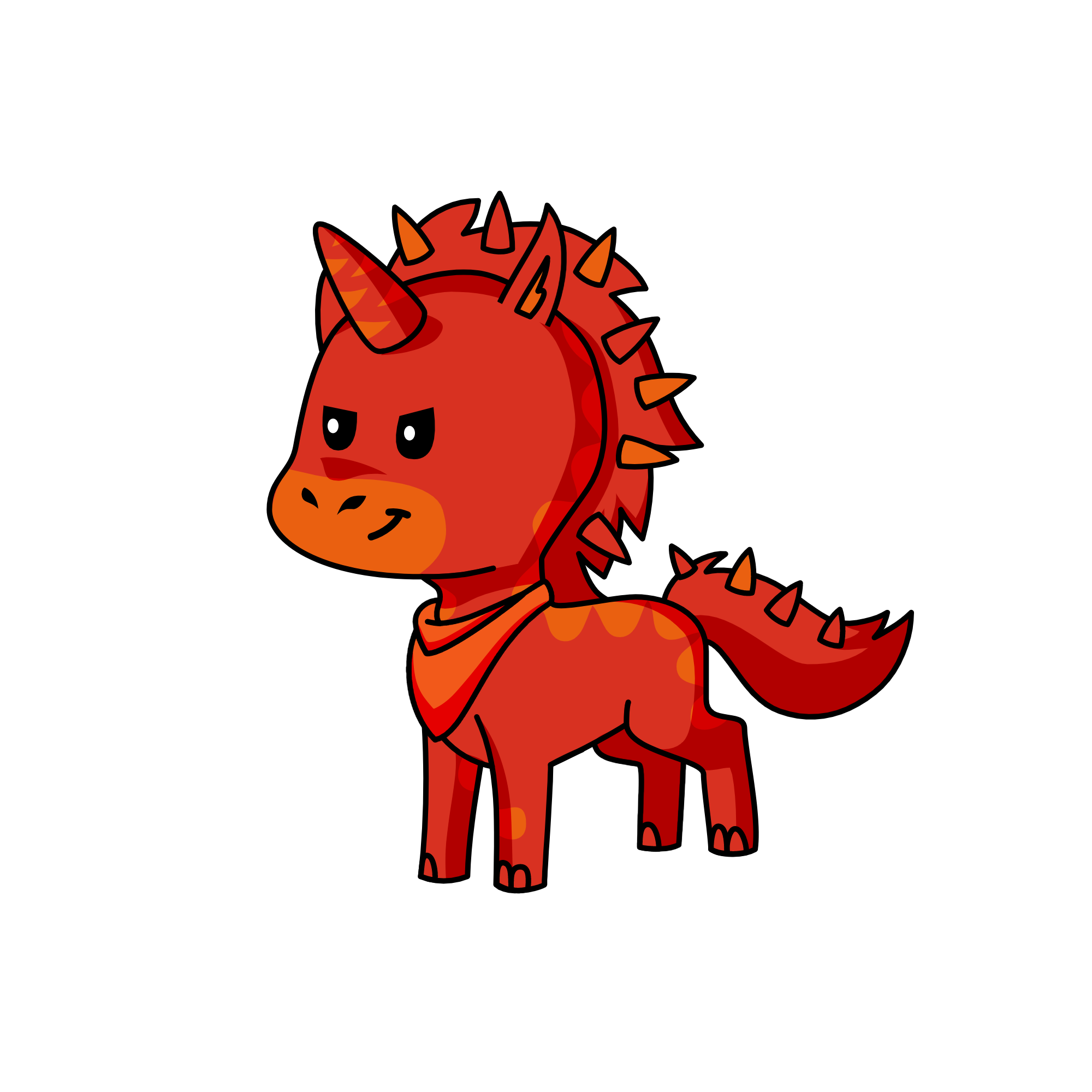 dragon, the unicorn