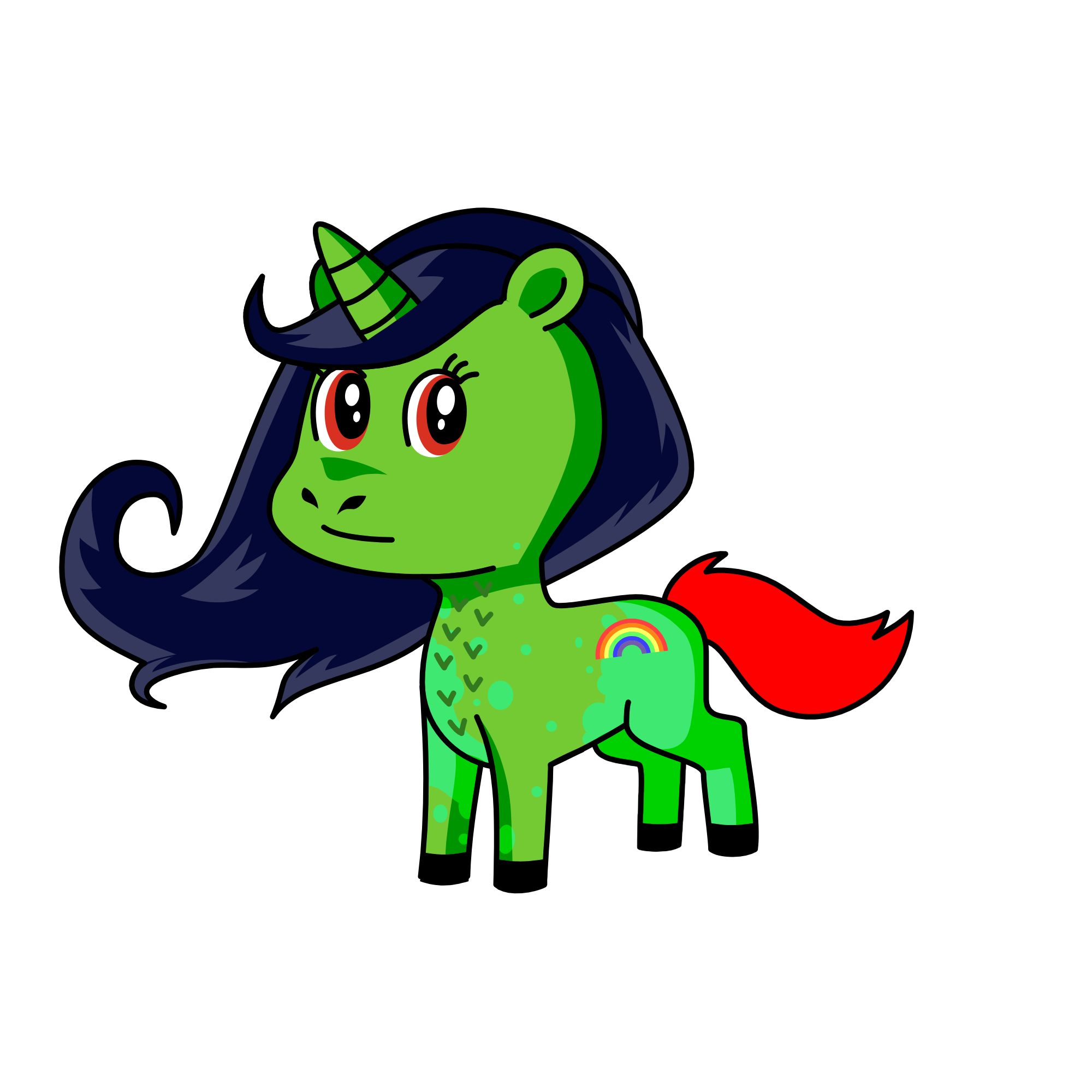 Boxie, the unicorn