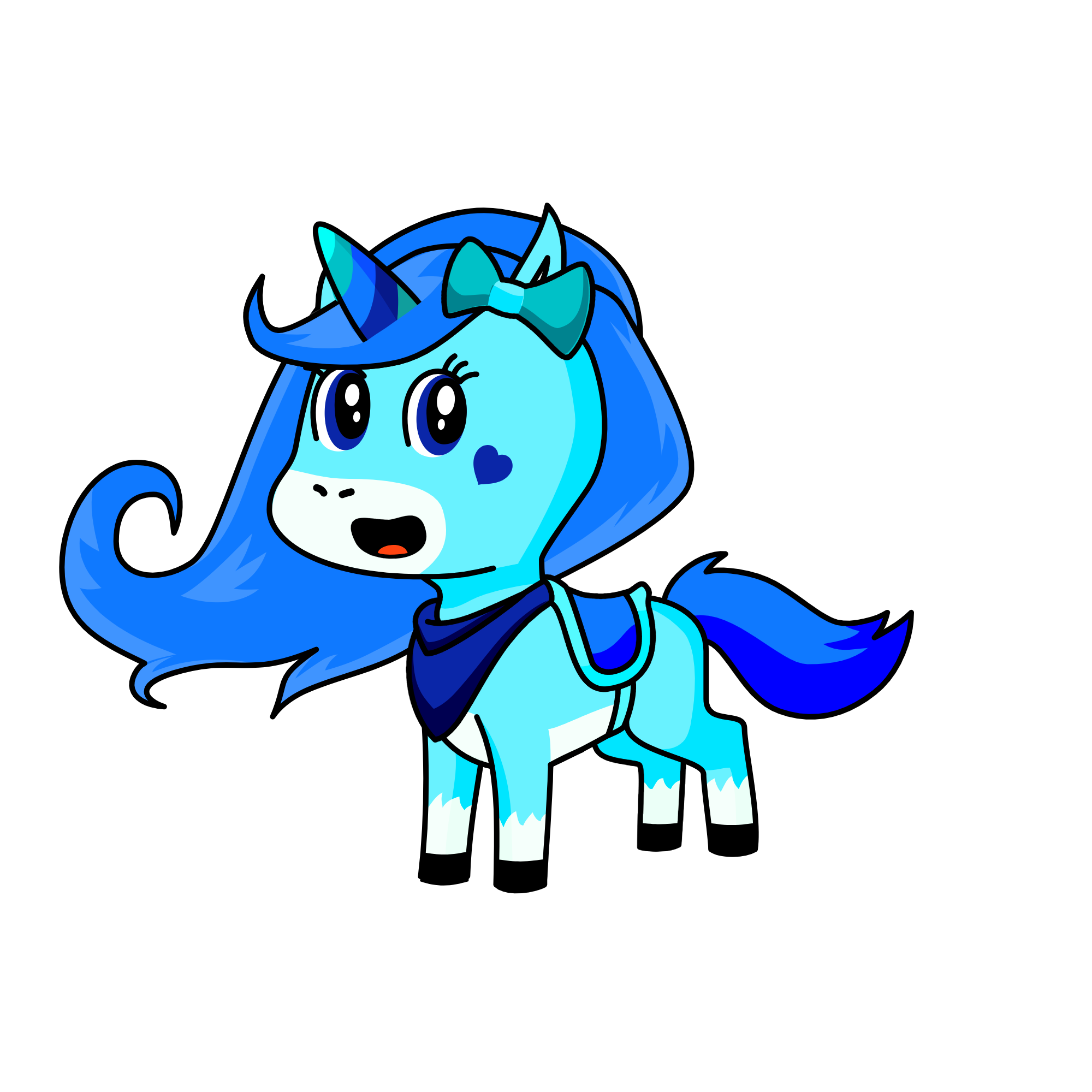 Winter, the unicorn