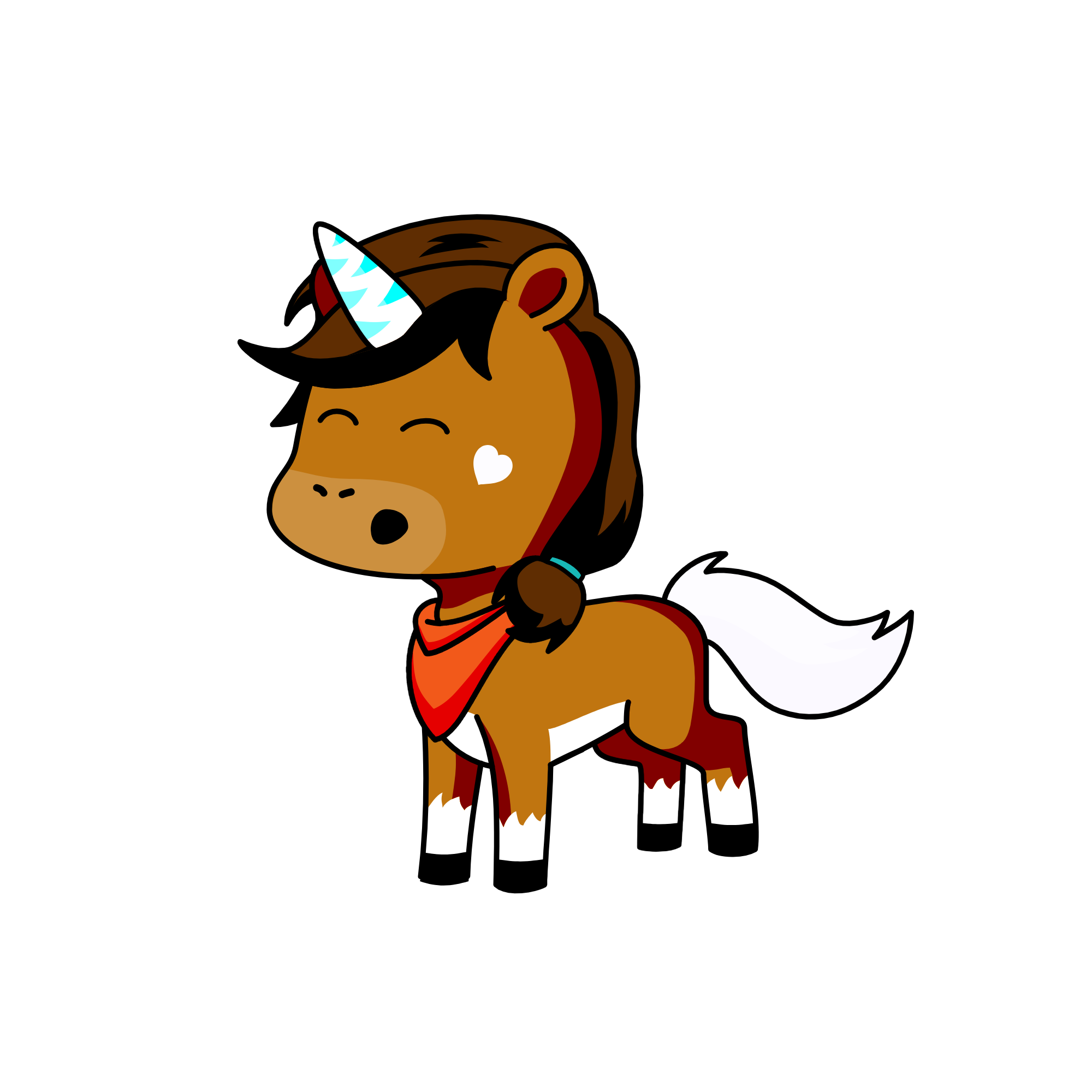 deer, the unicorn