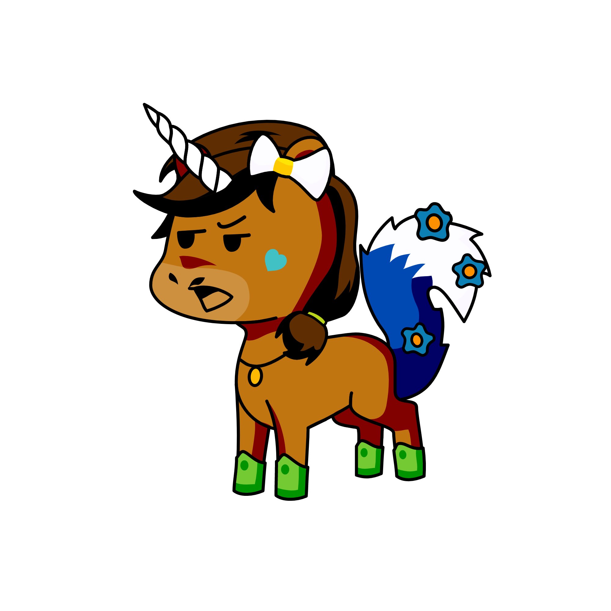 123, the unicorn
