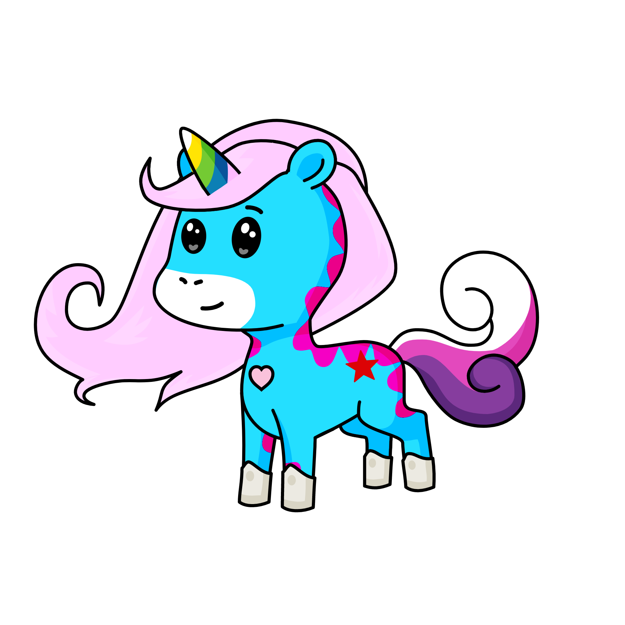 Crystal diamond, the unicorn