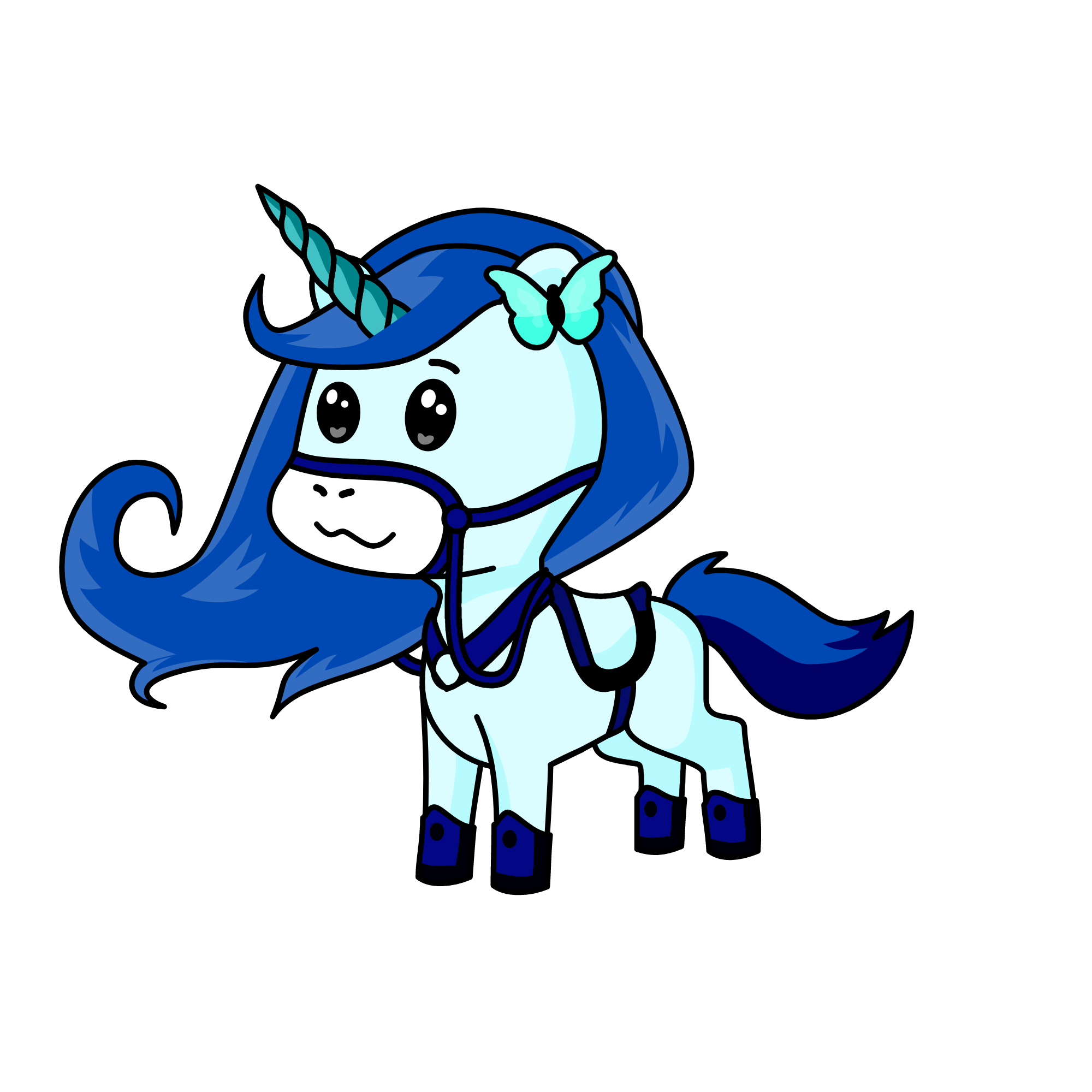 Winter, the unicorn