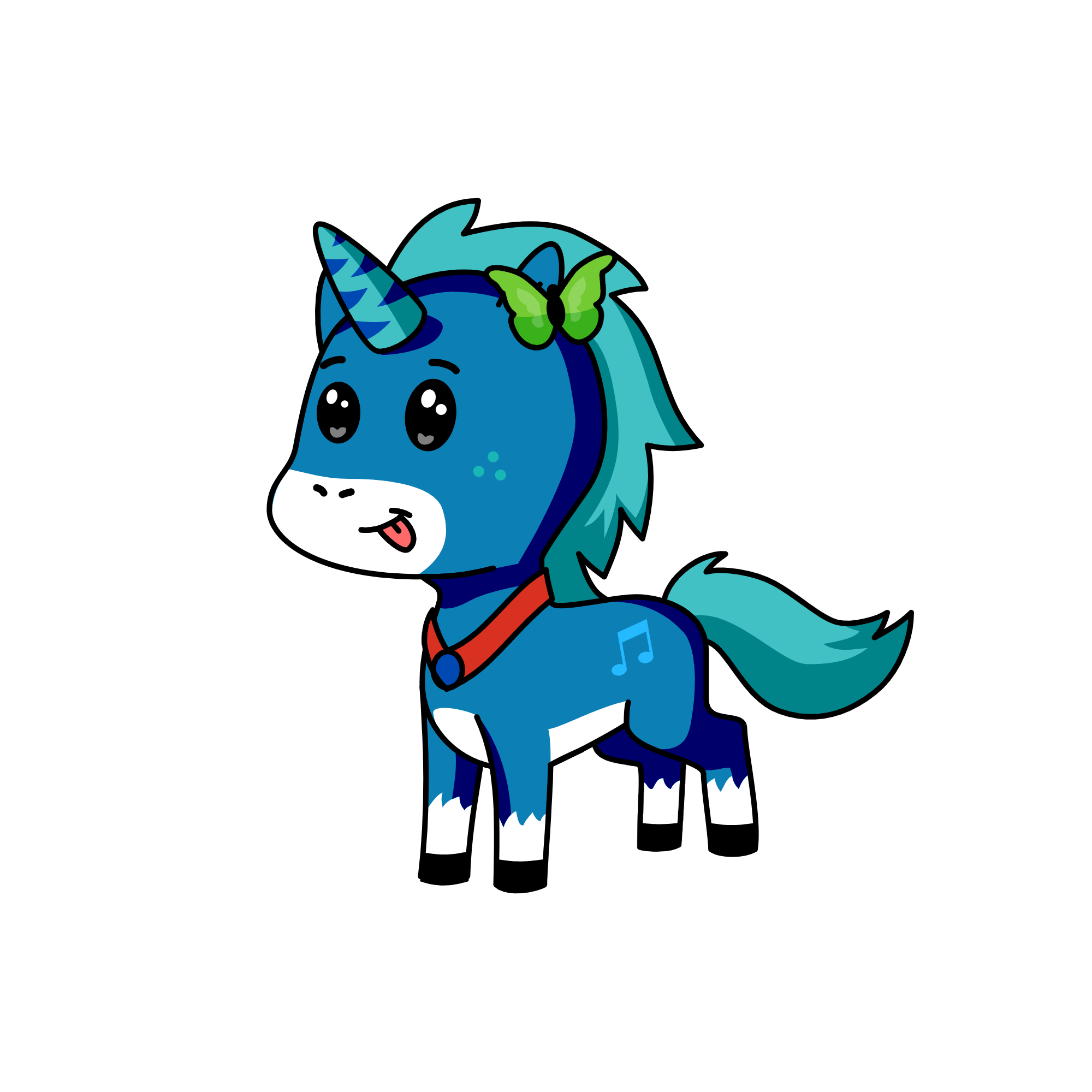 Lightning, the unicorn