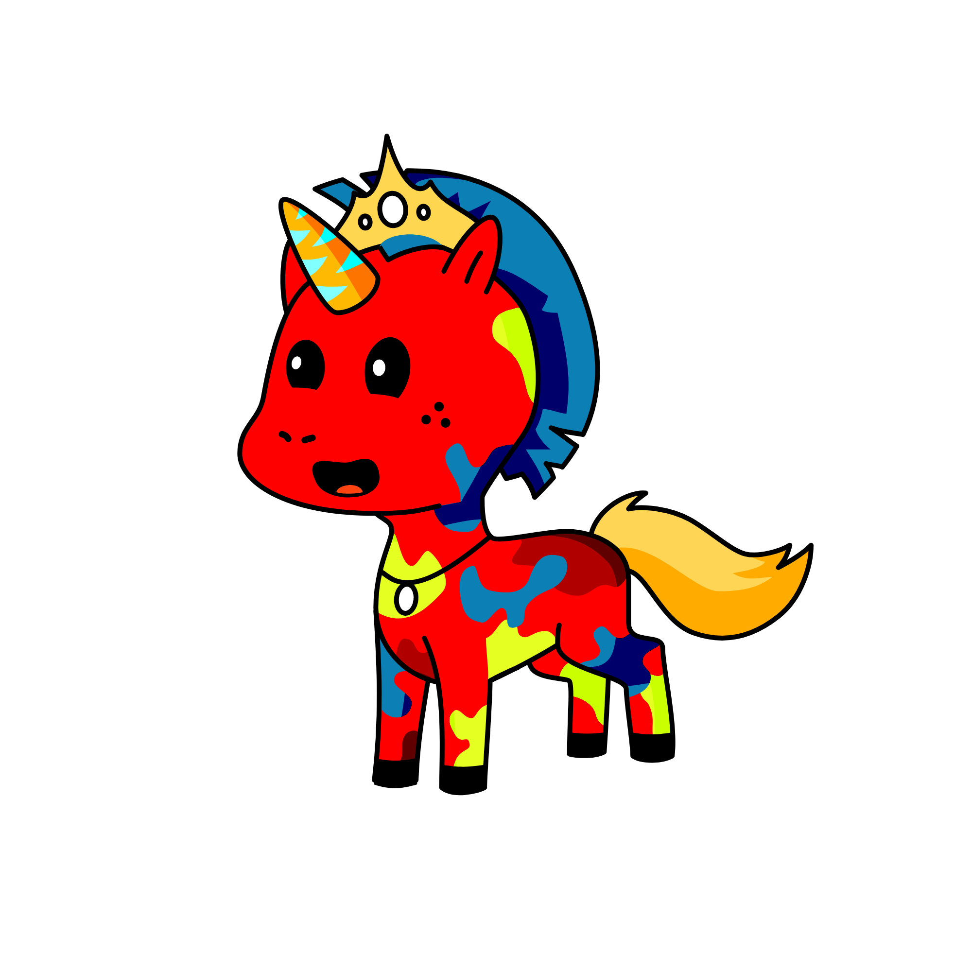 pony hombre colomvbia, the unicorn