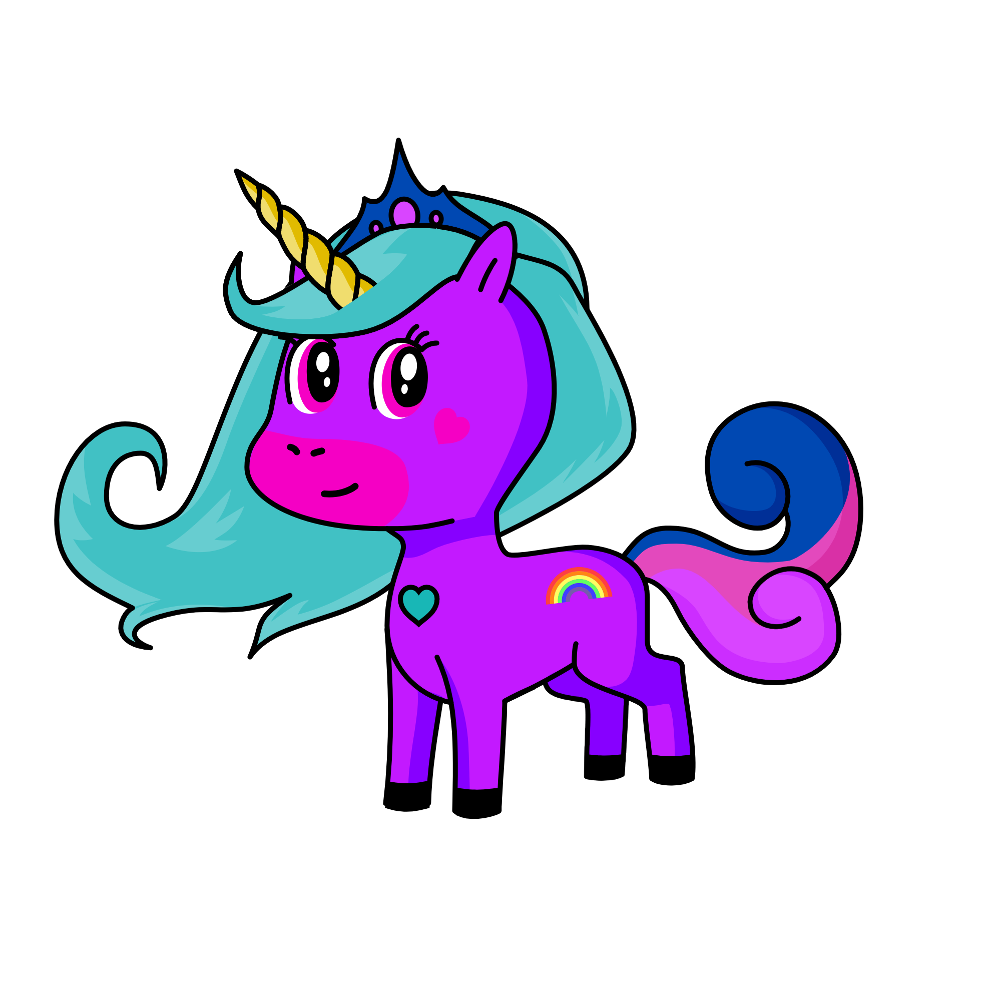 shine, the unicorn