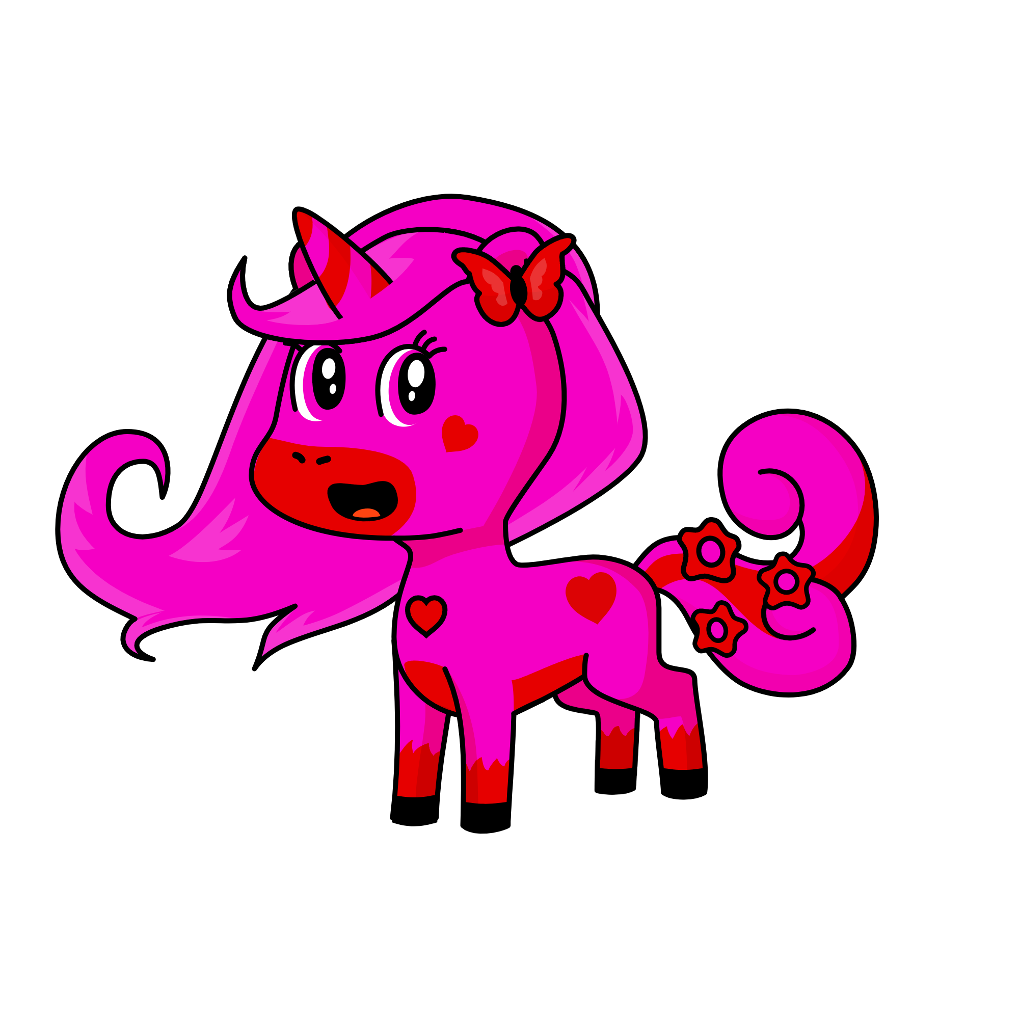 Valentime, the unicorn