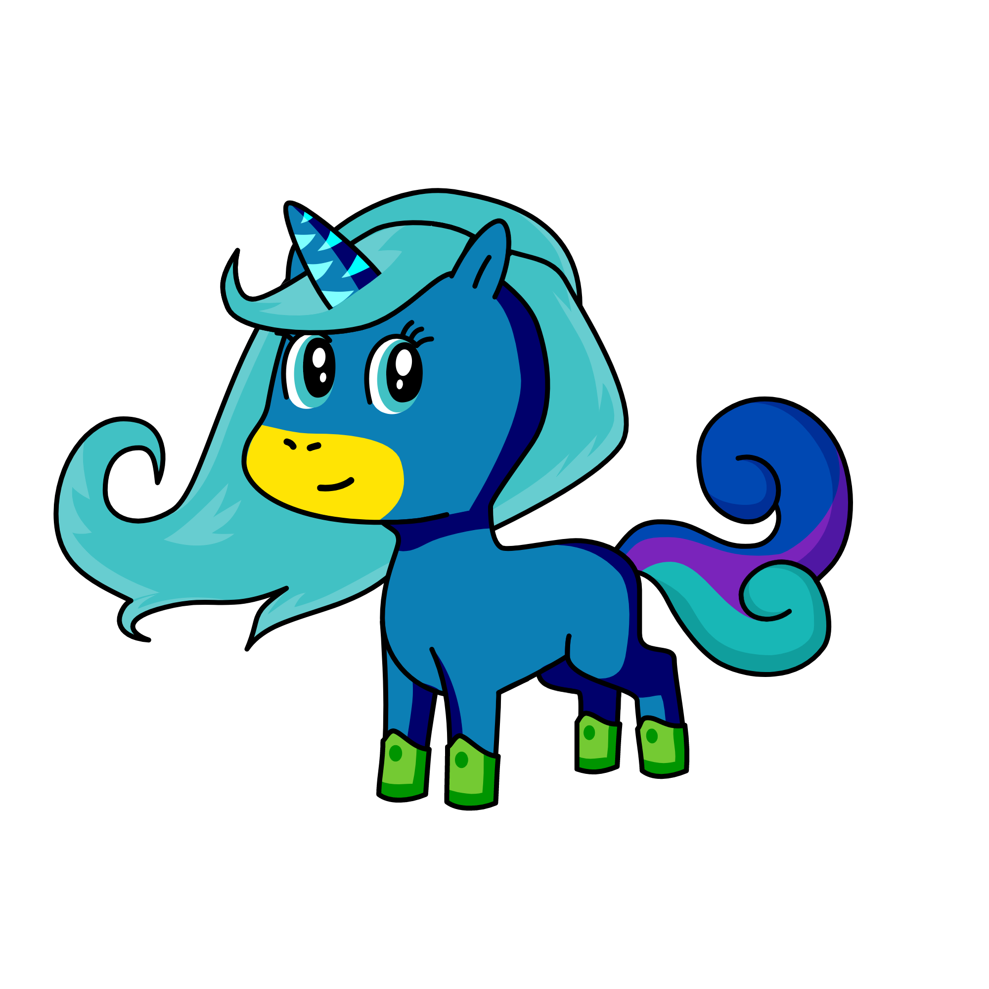 prinsesa plalla, the unicorn
