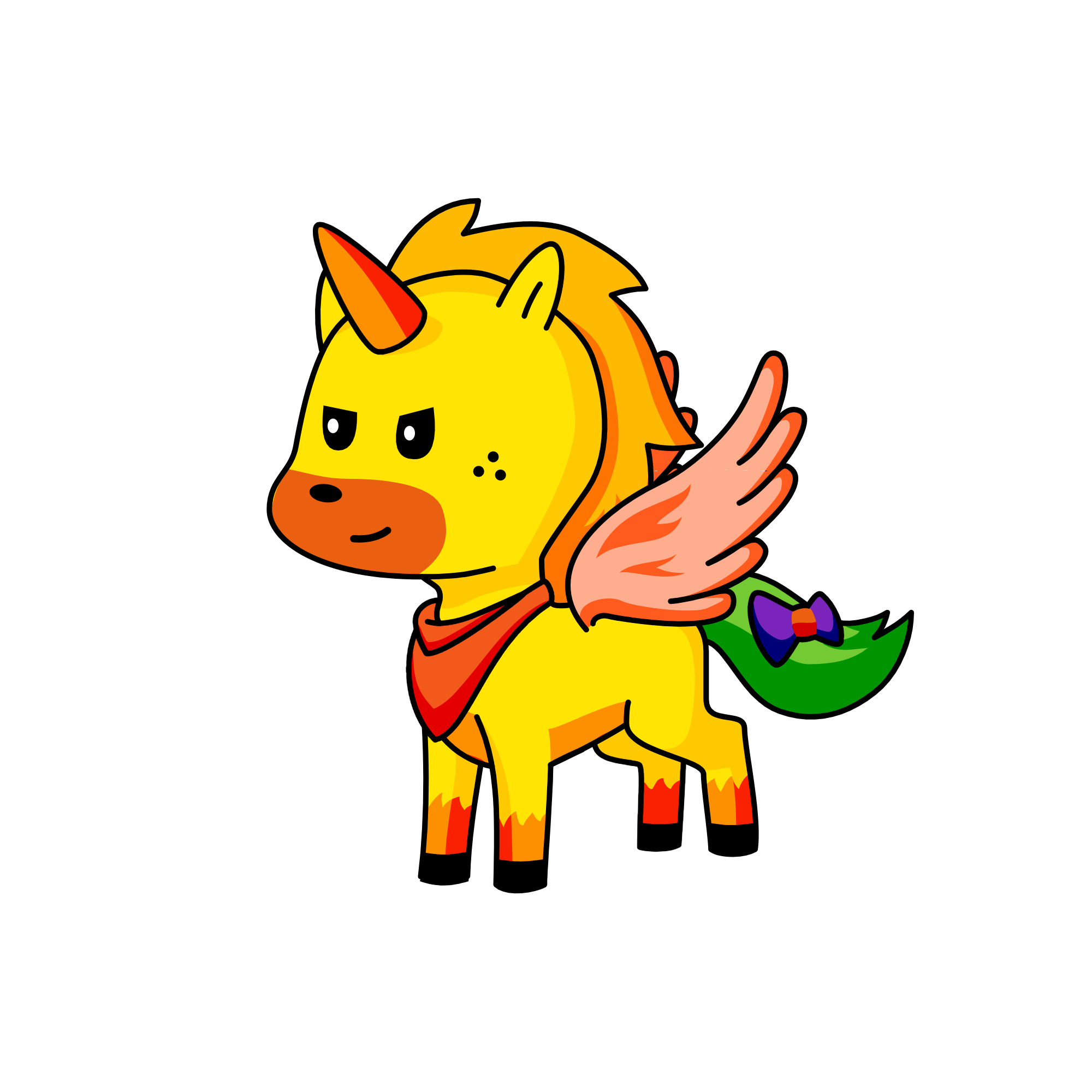 fire feet, the unicorn