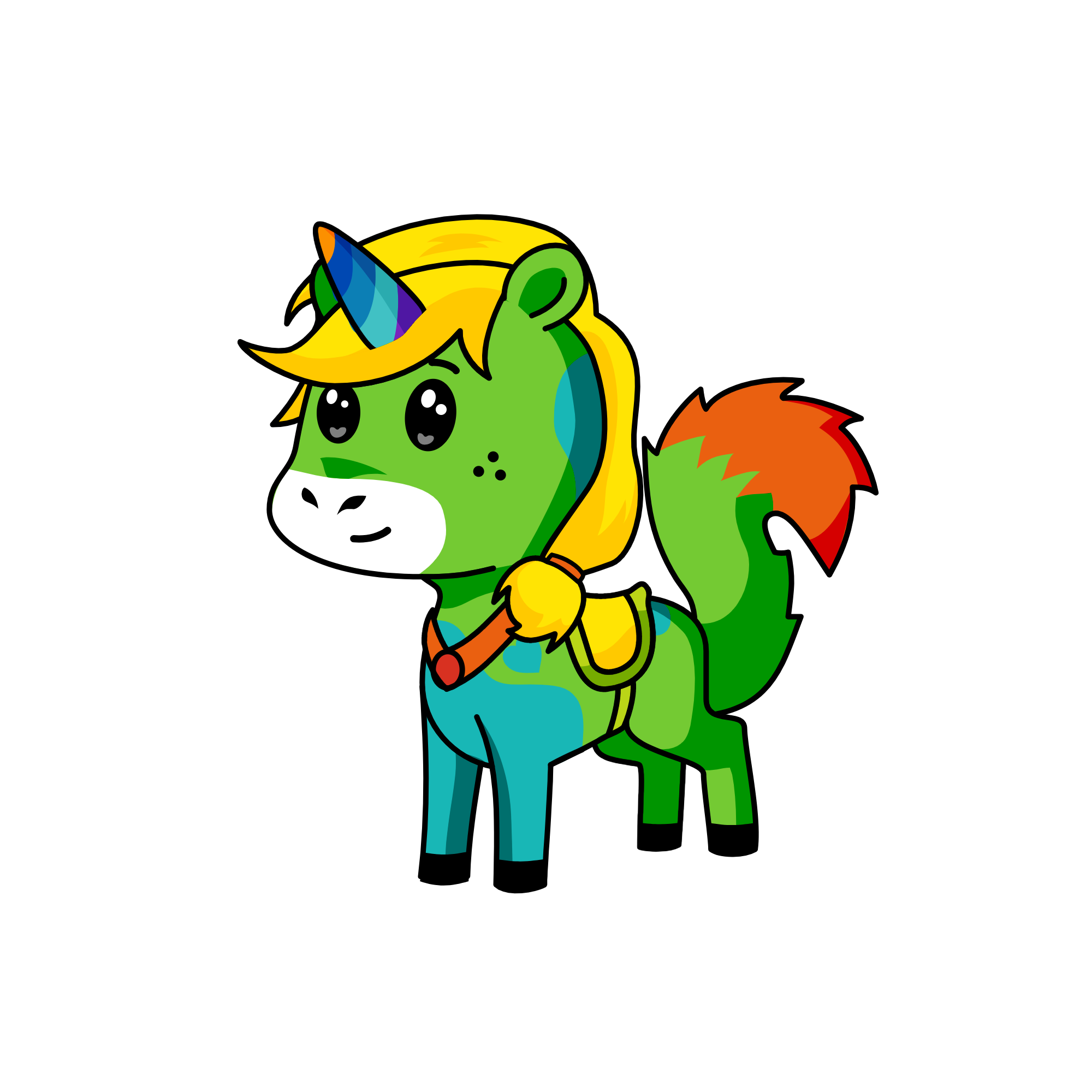 very very ugly, the unicorn