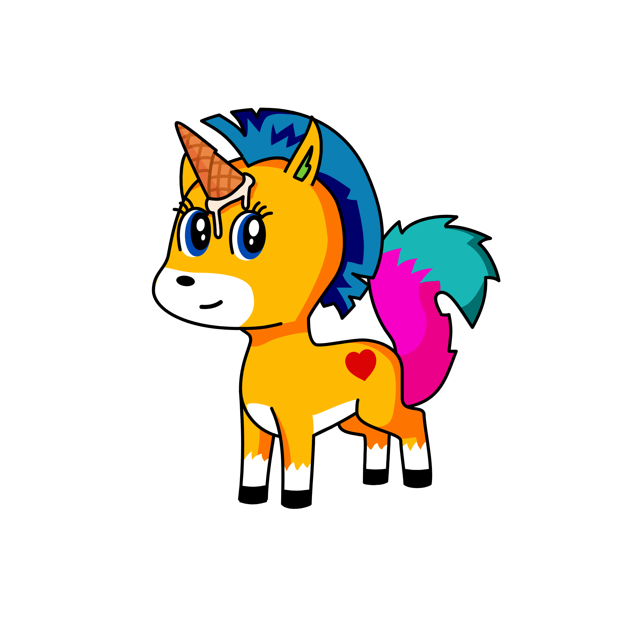 icecreme, the unicorn