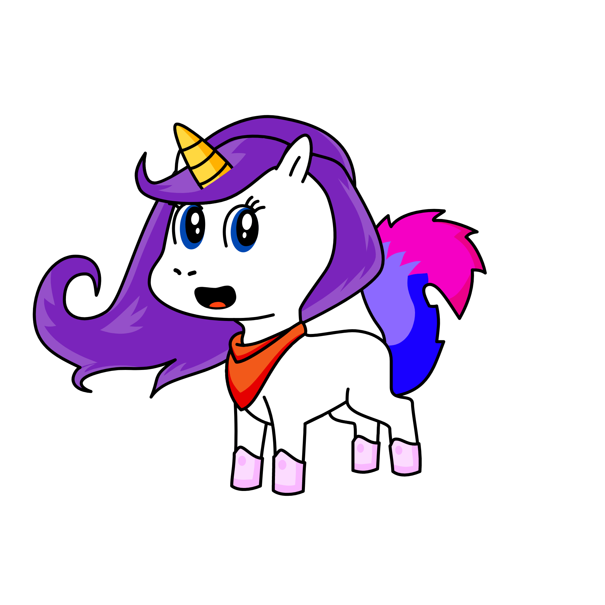 Sparky, the unicorn