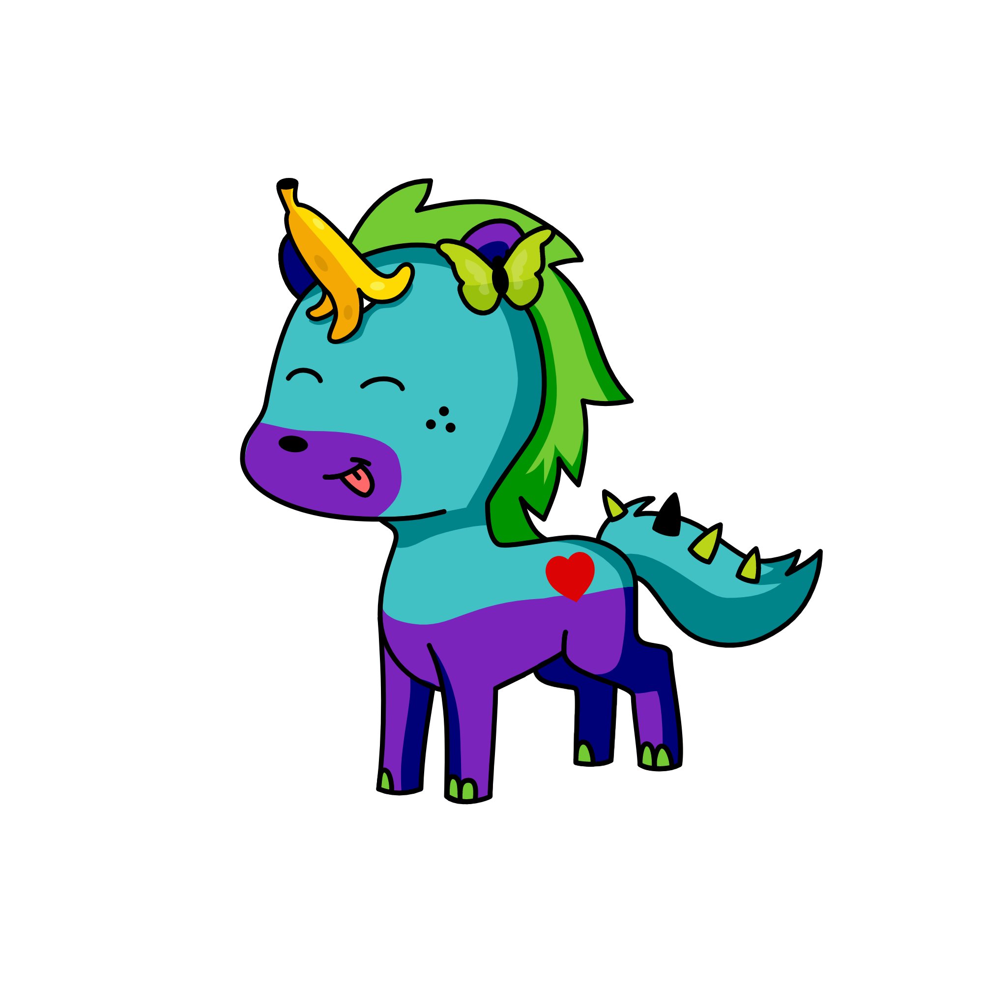 playfull, the unicorn