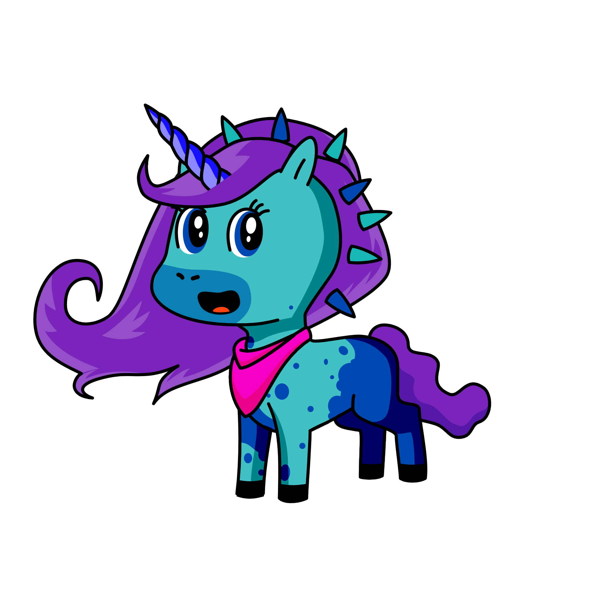 Snowy, the unicorn