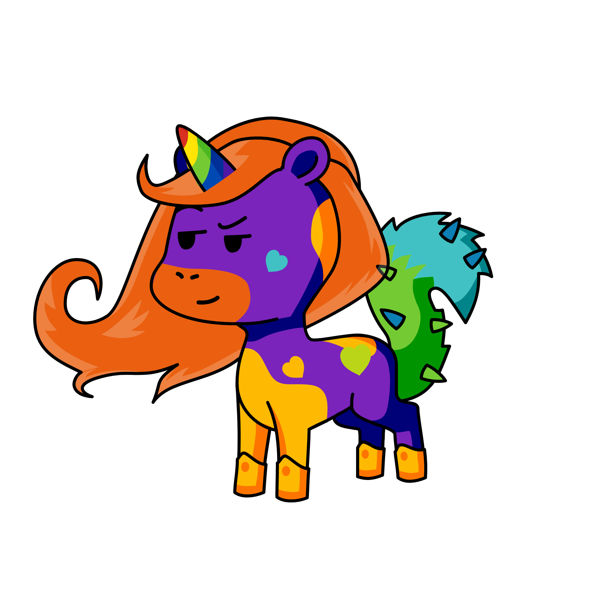 noob, the unicorn