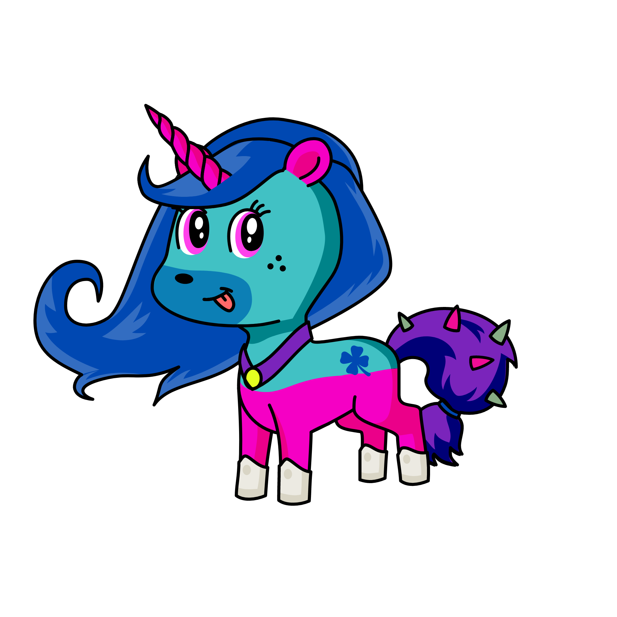 paleta de pony, the unicorn