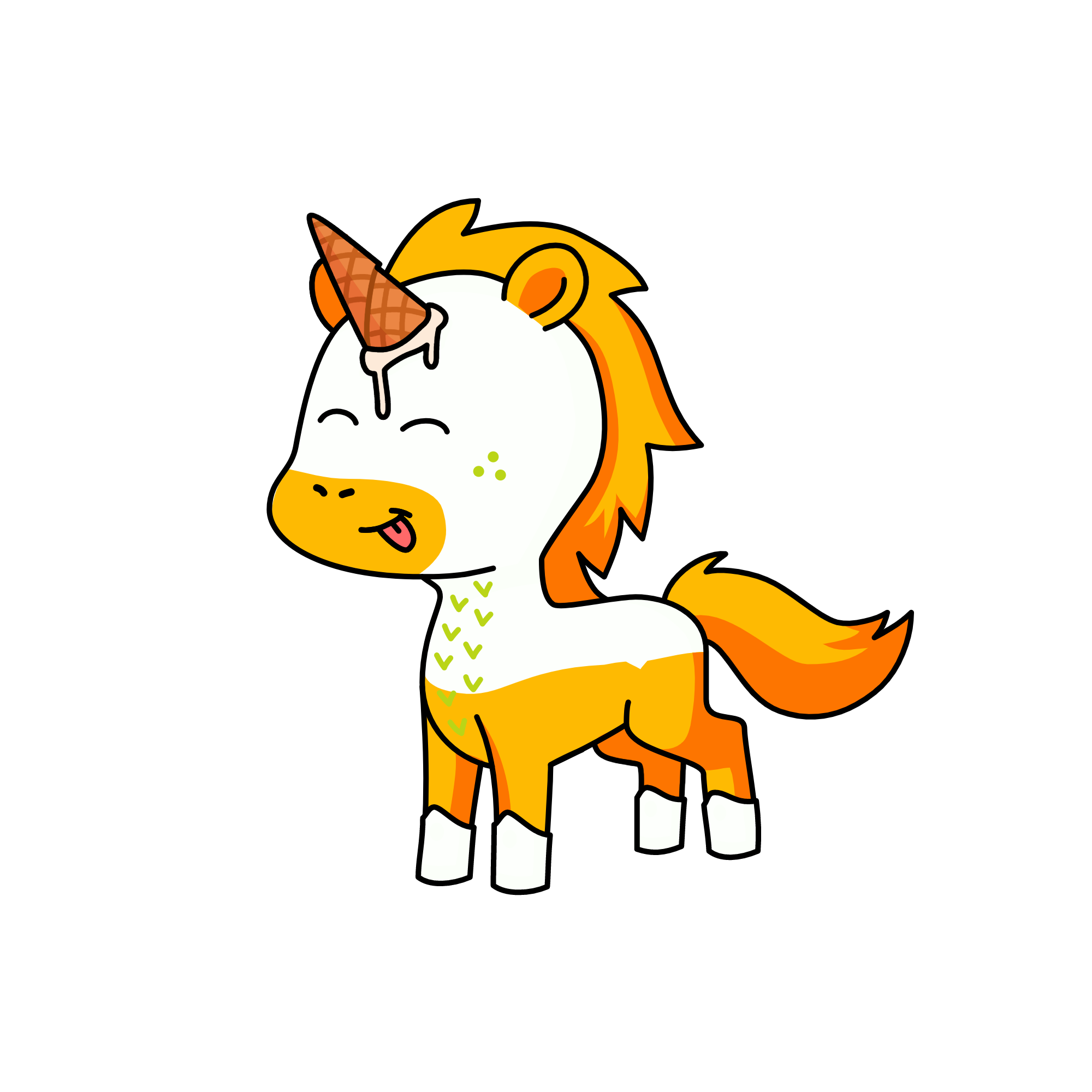 Ice creamy, the unicorn