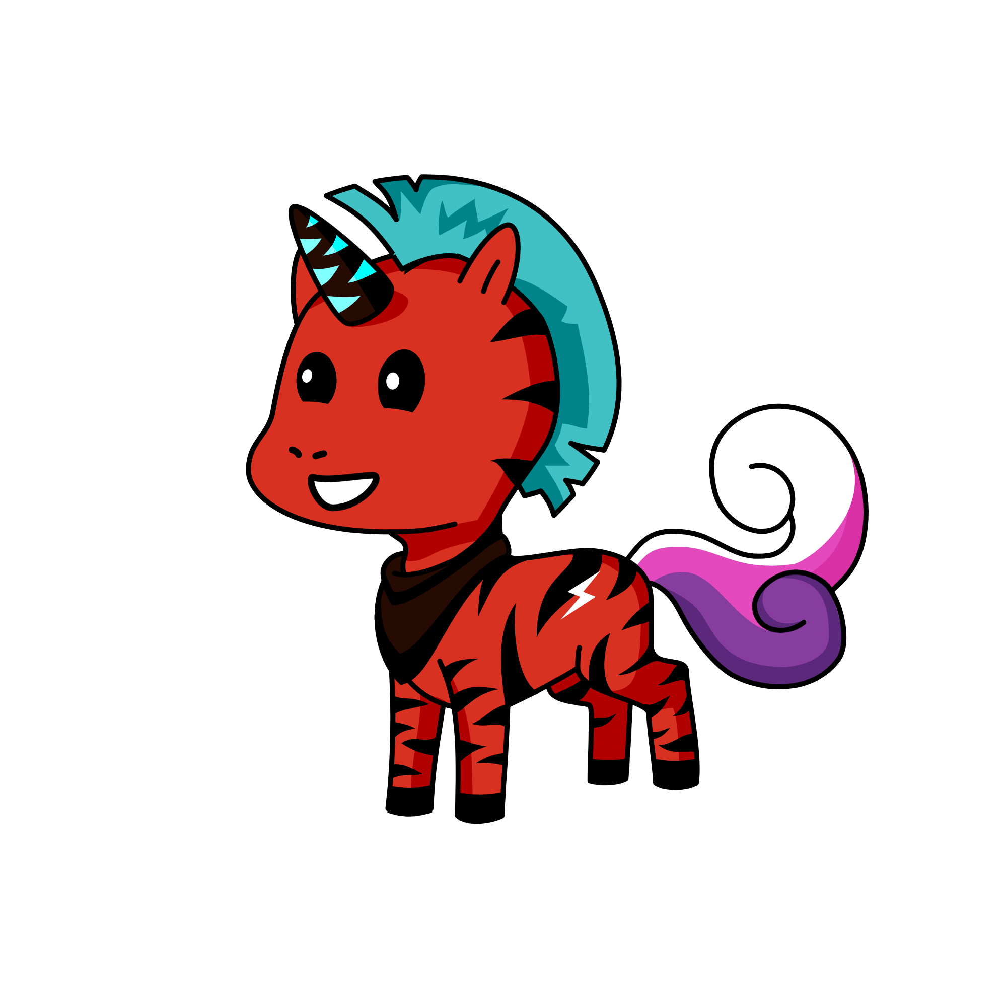 Cloudy, the unicorn