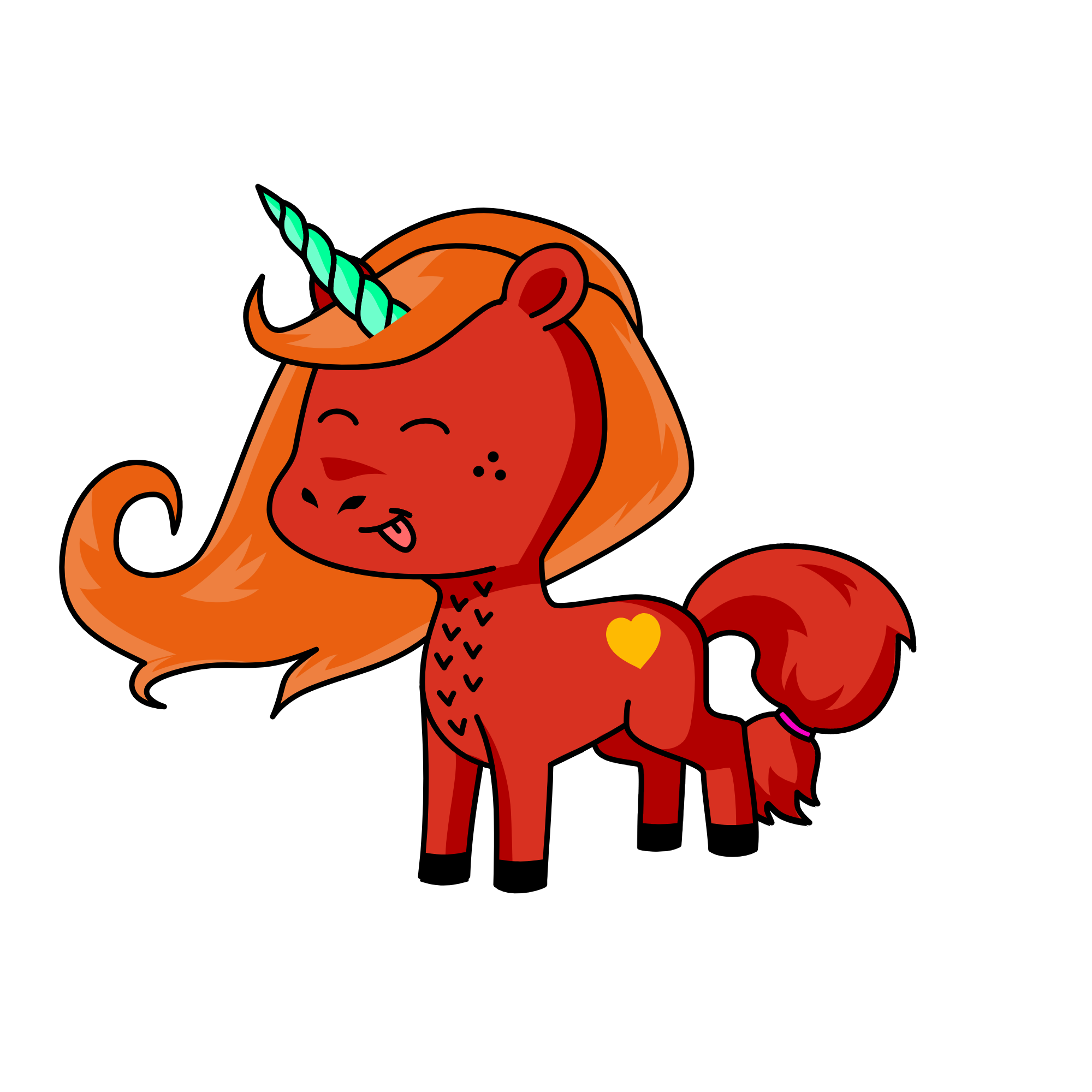 fire, the unicorn