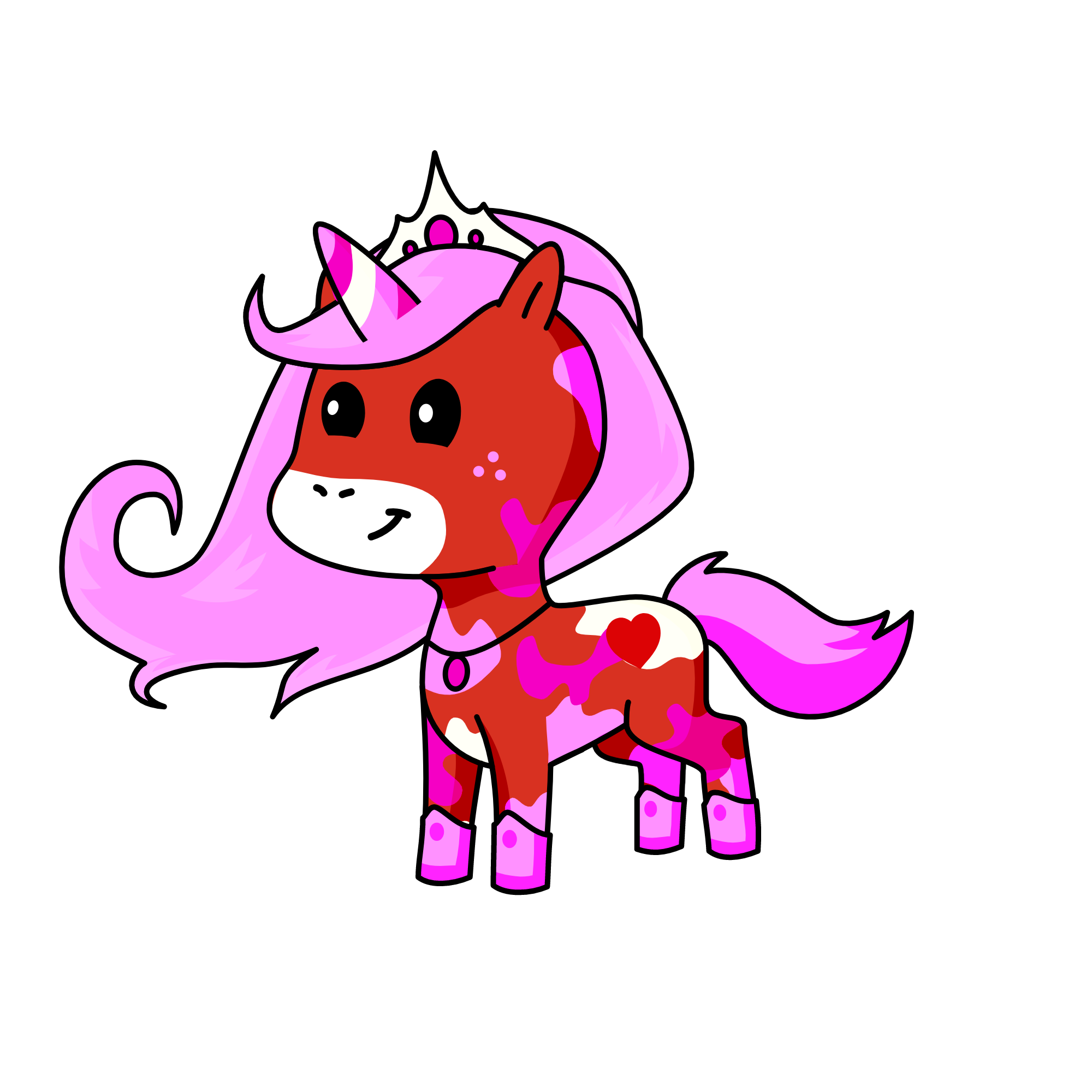 VALENTINE, the unicorn