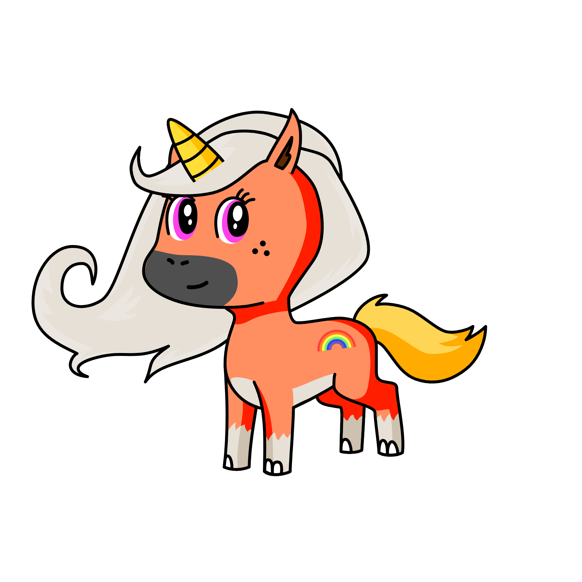 v, the unicorn