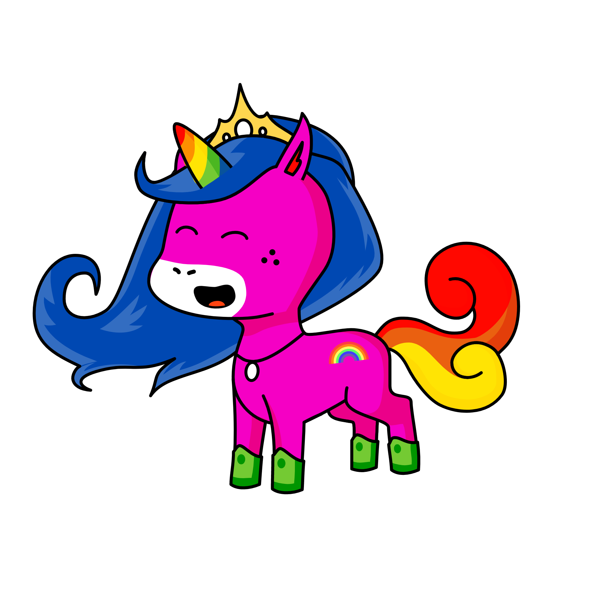 im gay and proud of it, the unicorn