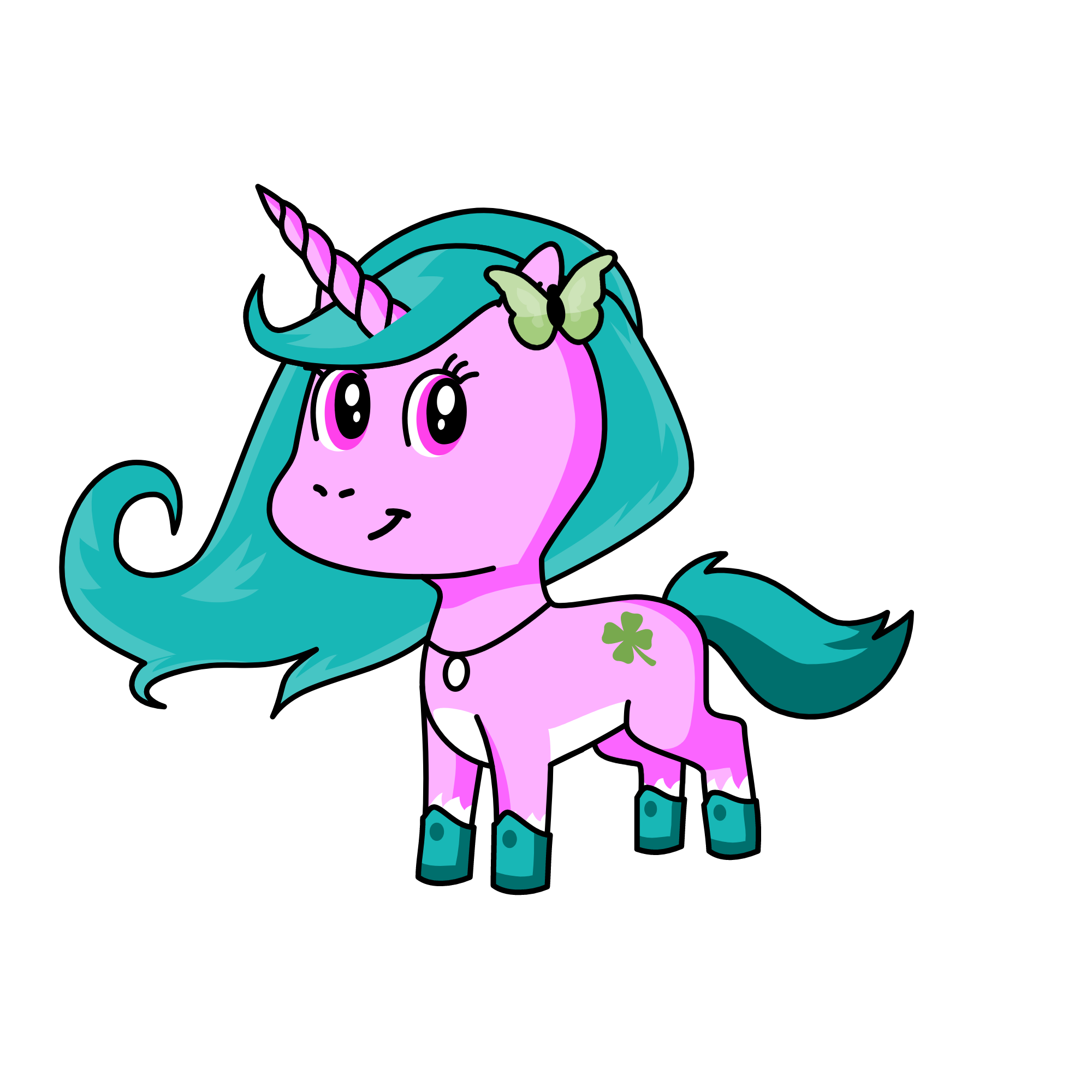 Springtime, the unicorn