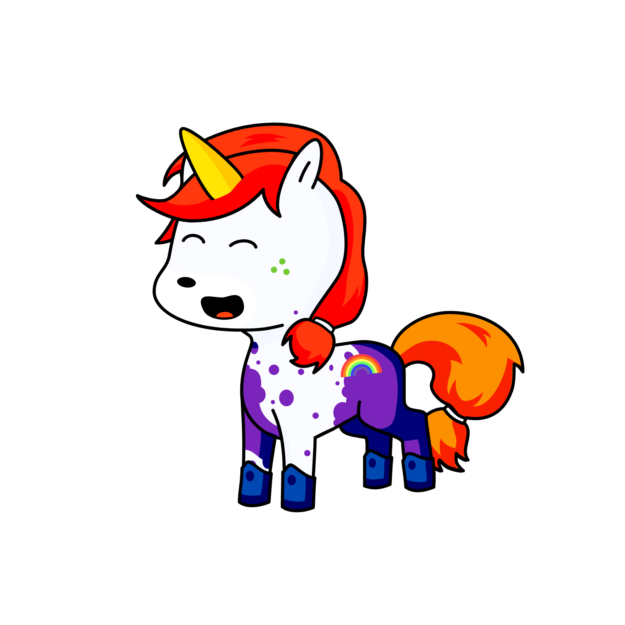 rainbow, the unicorn