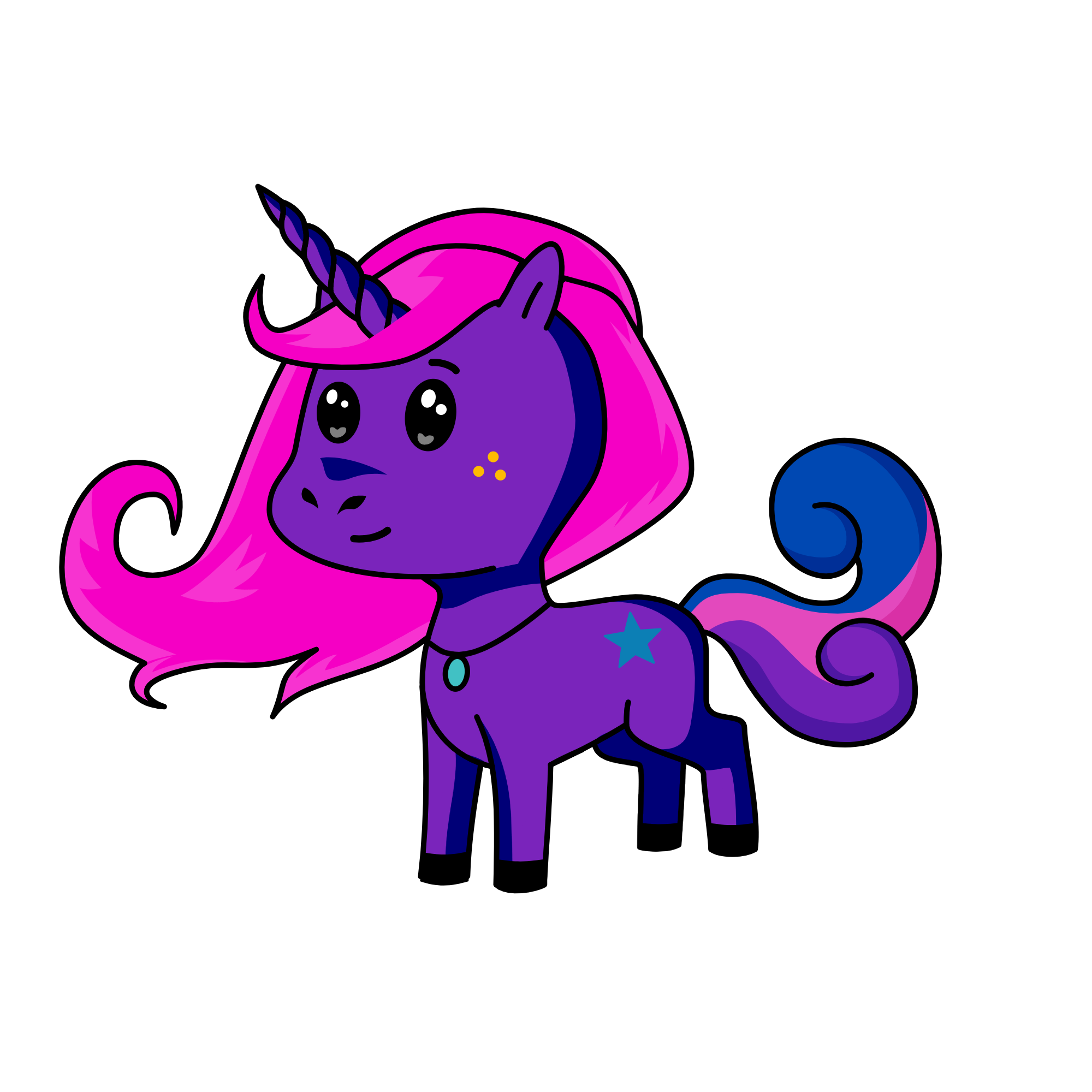 Twilight sparkle, the unicorn